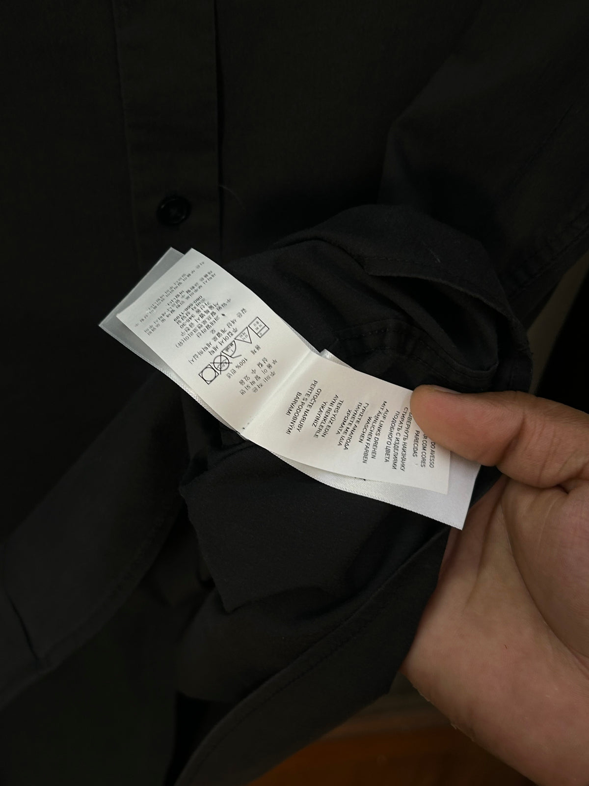 POLO RL BLACK SHIRT ( F6094 )
