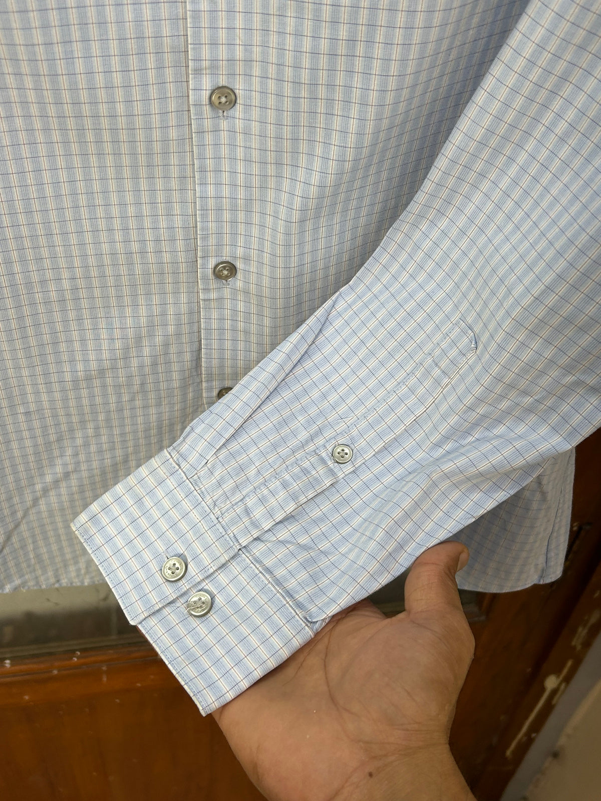 CALVIN KLEIN CHECKED SHIRT ( F5918 )