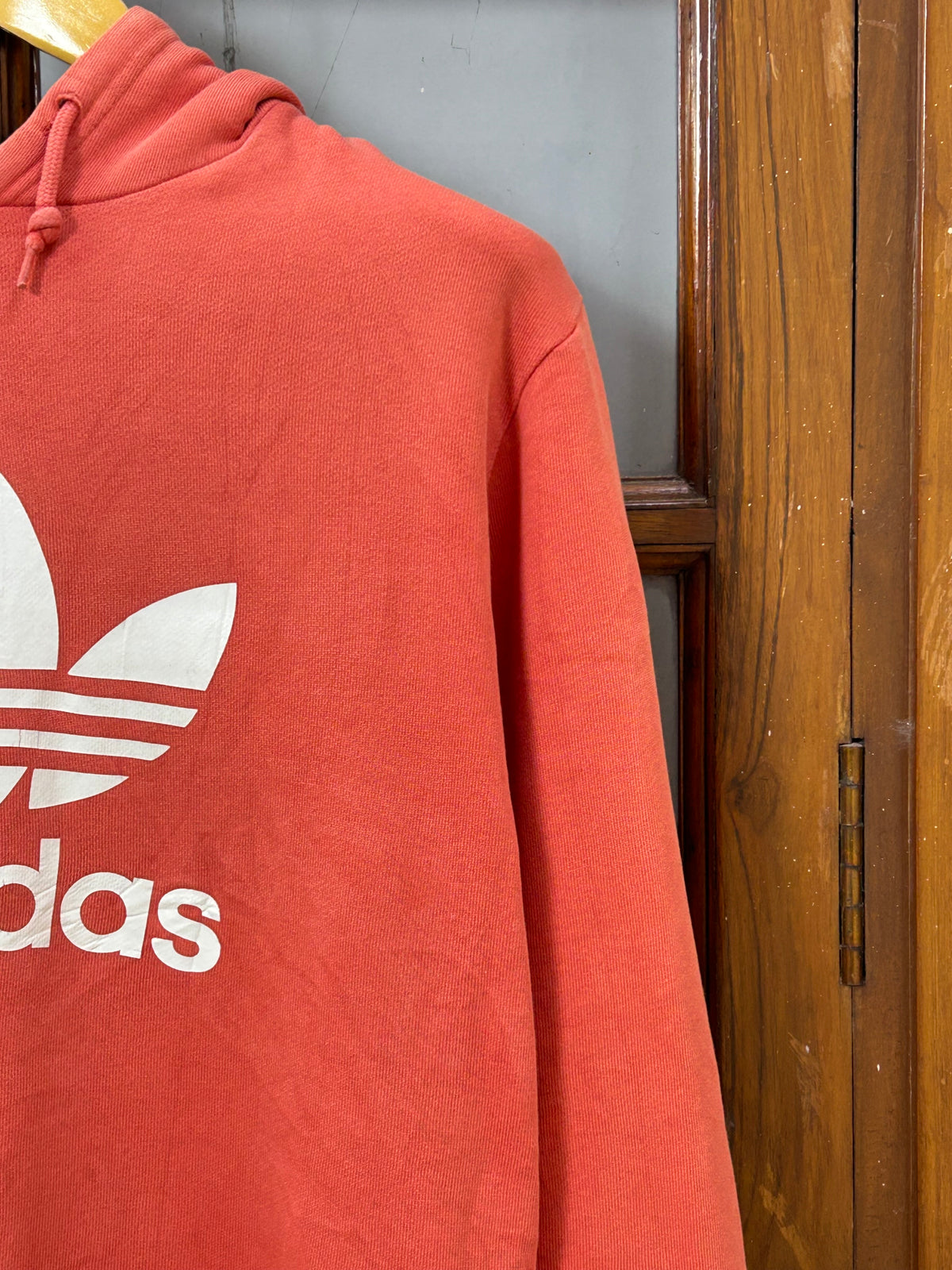ADIDAS ORANGE HOODIE ( F5354 )