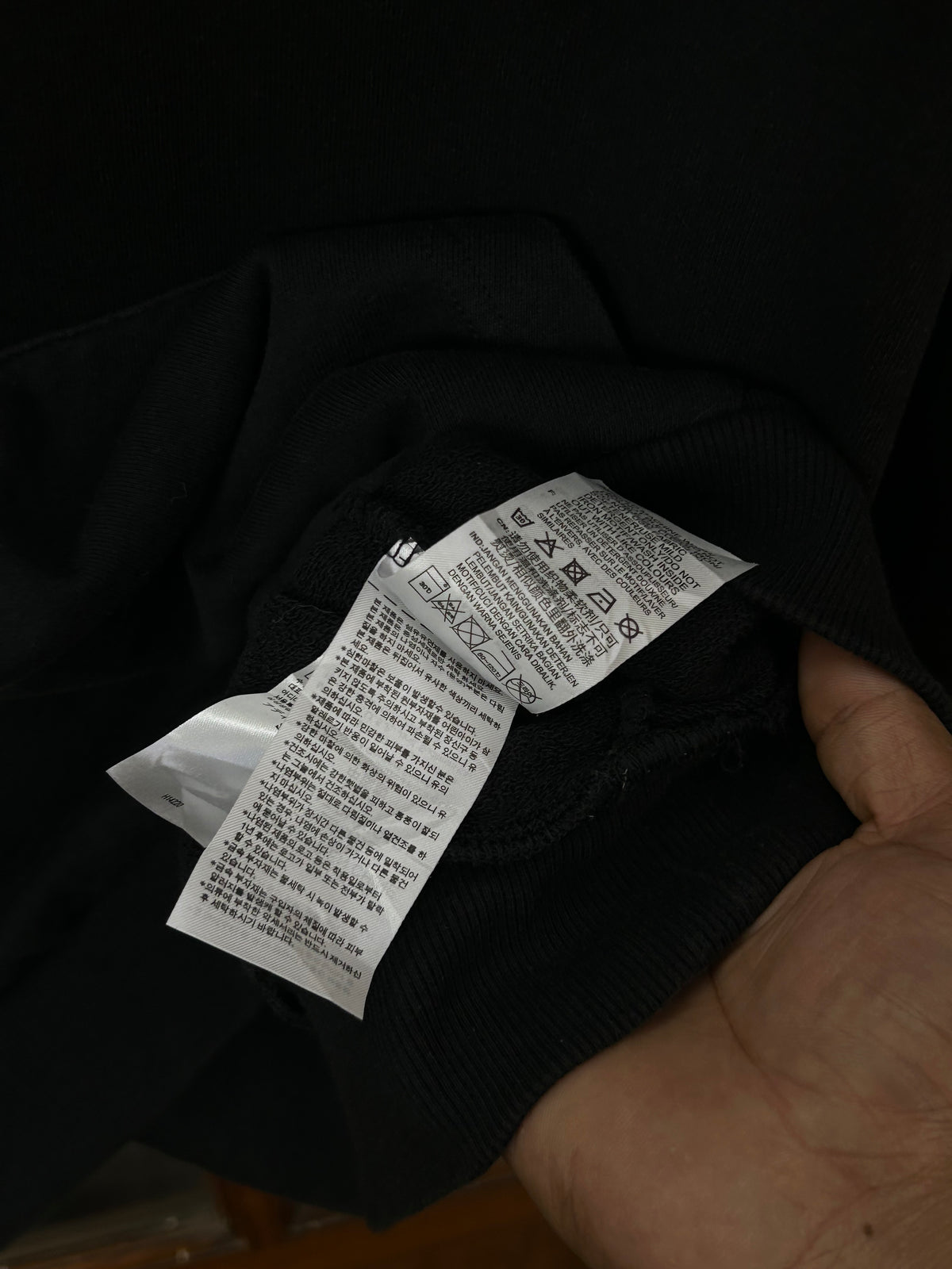 ADIDAS BLACK HOODIE ( F5349 )