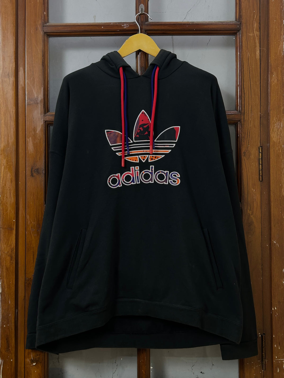 ADIDAS CHEST LOGO PRINT HOODIE ( F5352 )