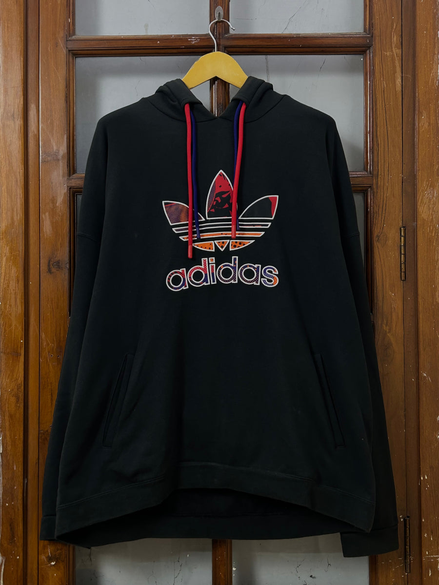 ADIDAS CHEST LOGO PRINT HOODIE ( F5352 )
