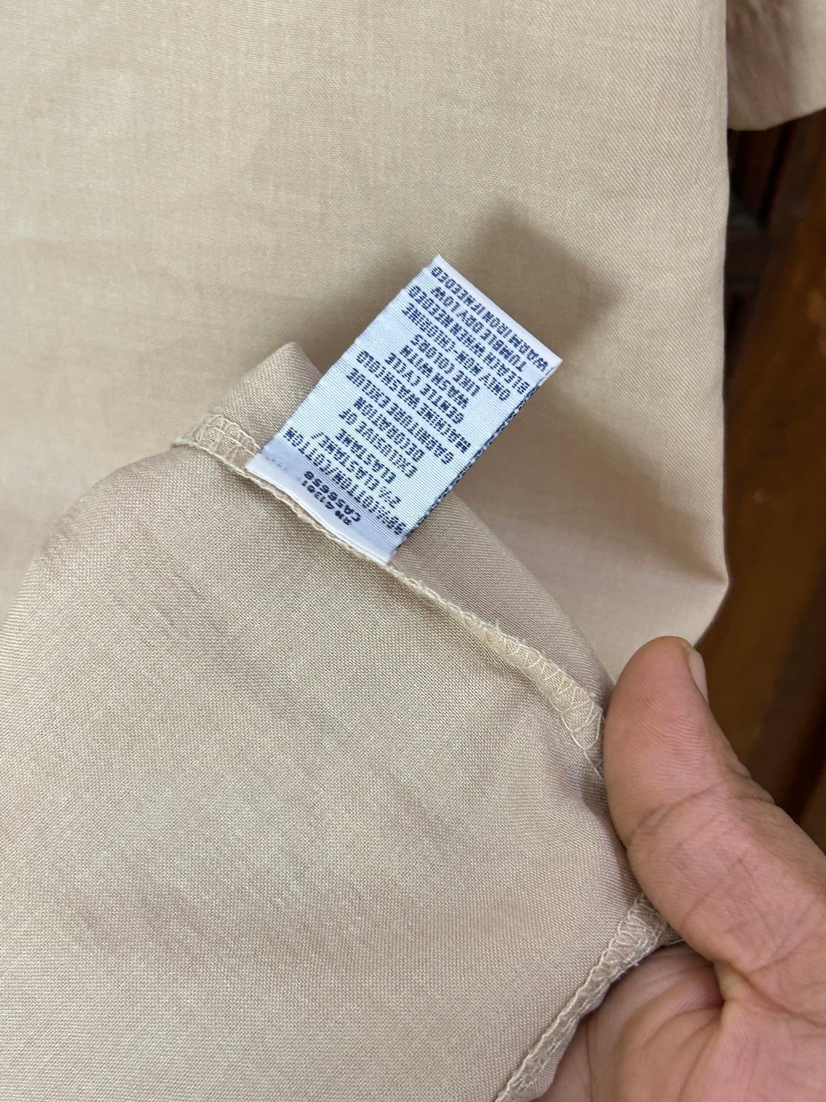 POLO RL BEIGE SHORT SLEEVE SHIRT ( F5584 )