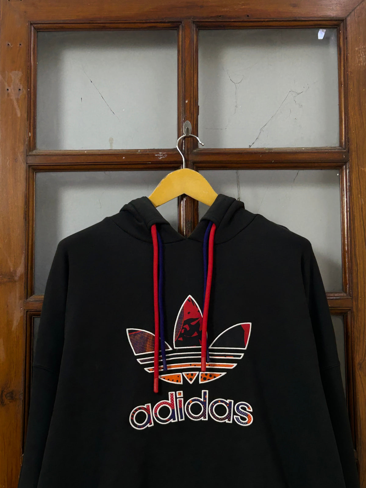 ADIDAS CHEST LOGO PRINT HOODIE ( F5352 )