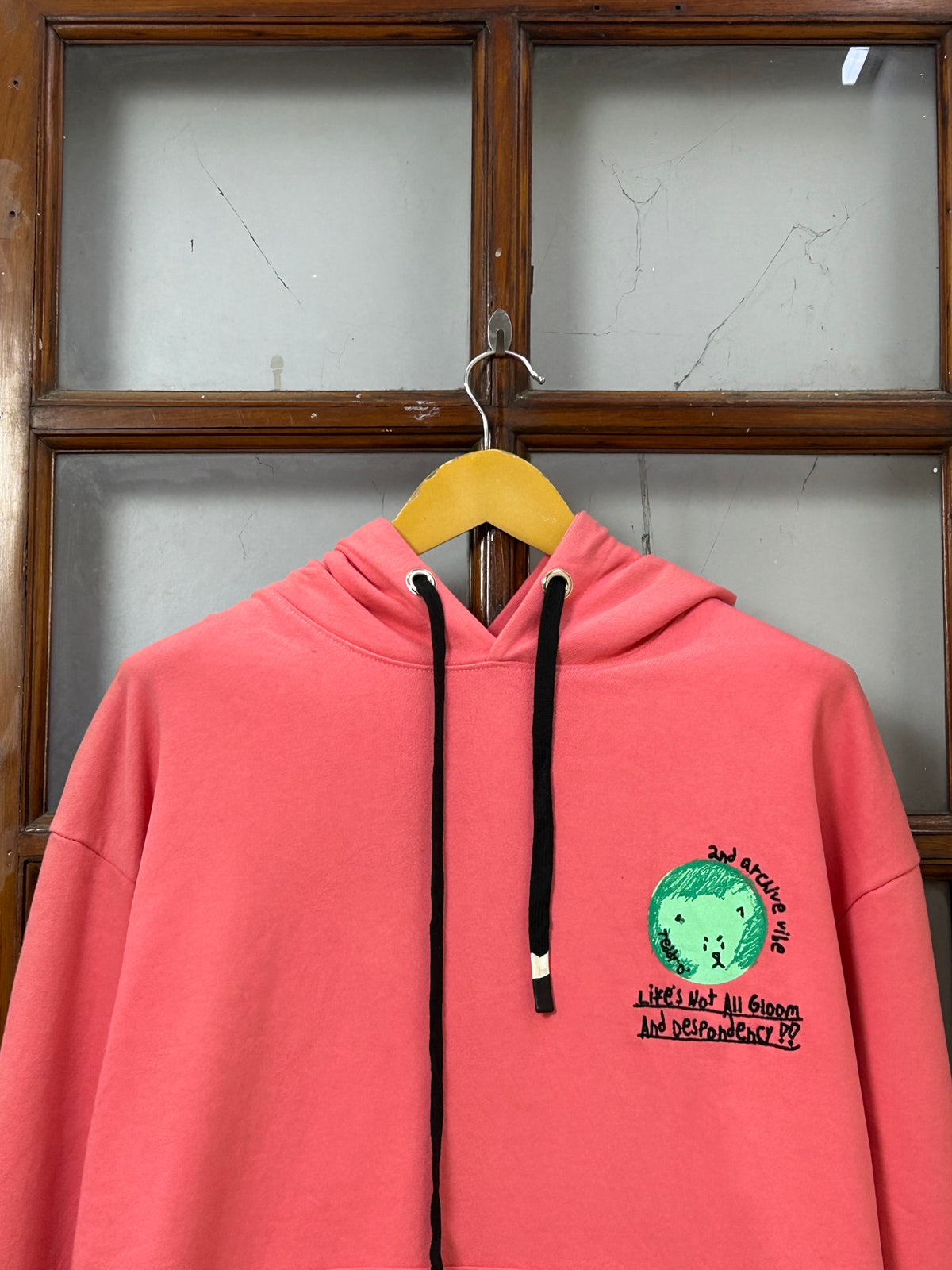 2ND ARCHIVE PINK HOODIE ( F5335 )