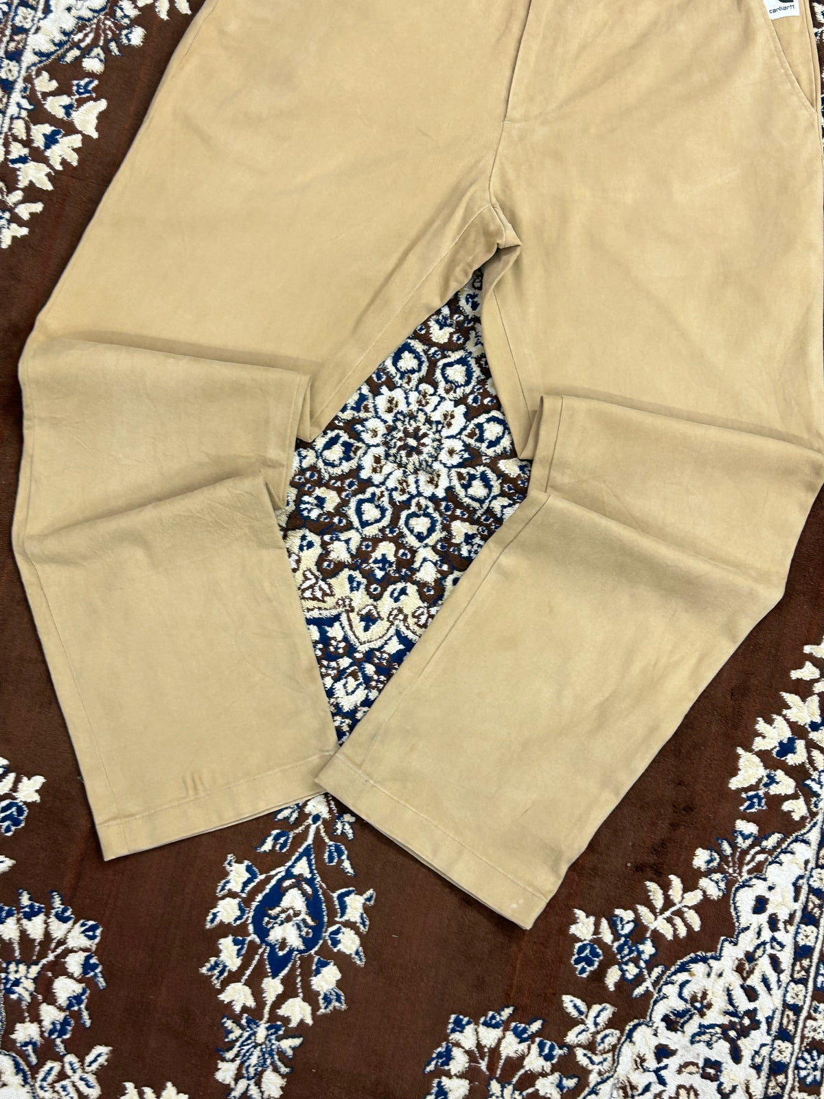 CARHARRT BEIGE STRAIGHT PANT ( F4696 )