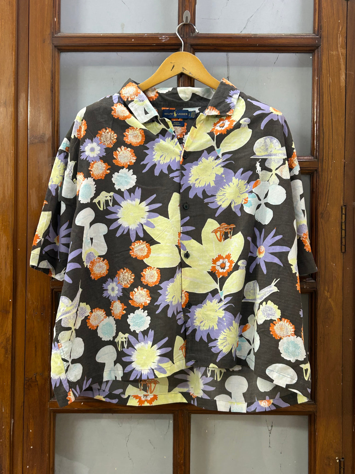 POLO RL FLOWER PRINT SHIRT ( F5189 )