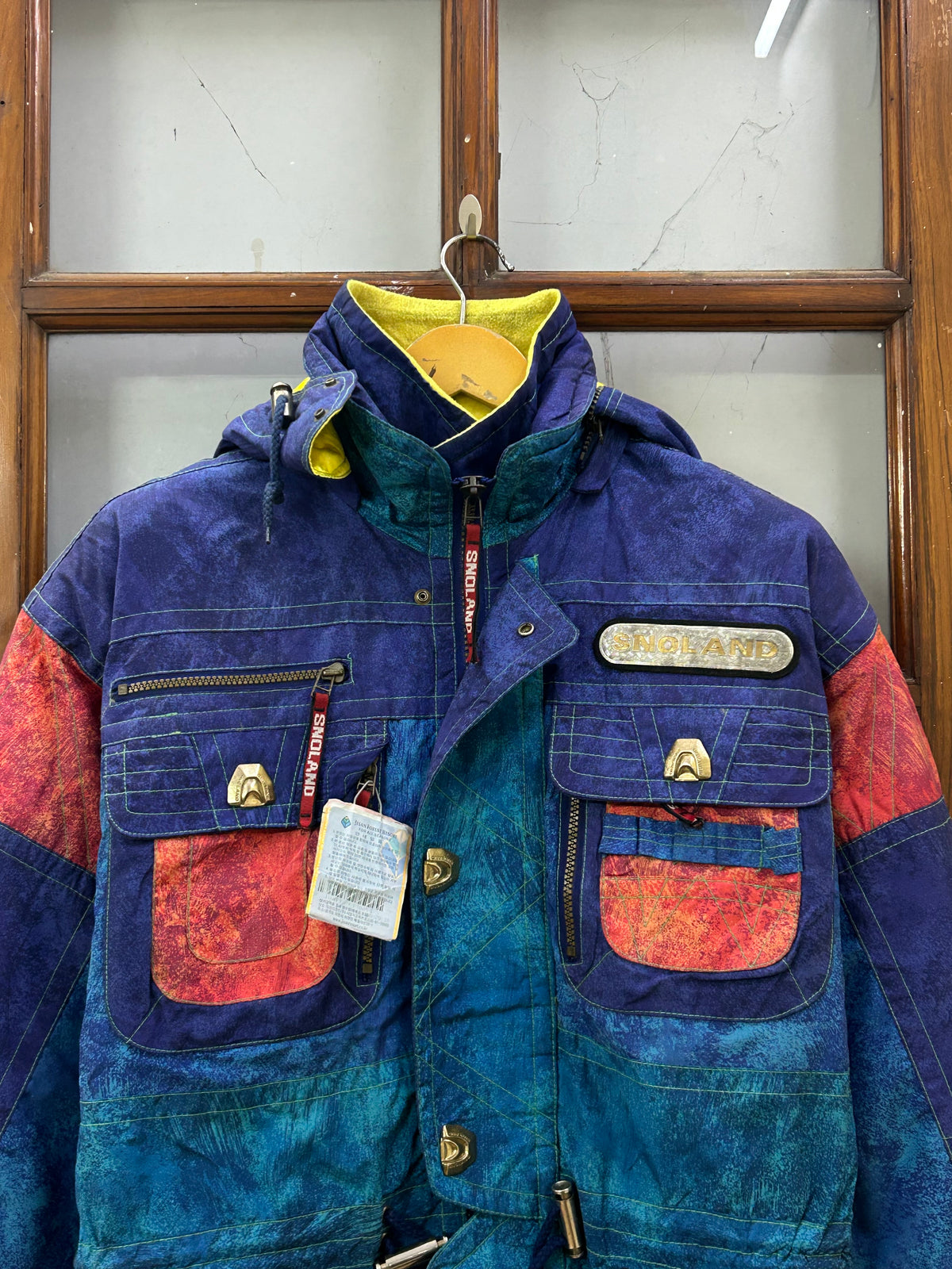 MULTI COLOUR HEAVY TREKKING JACKET ( F4817 )