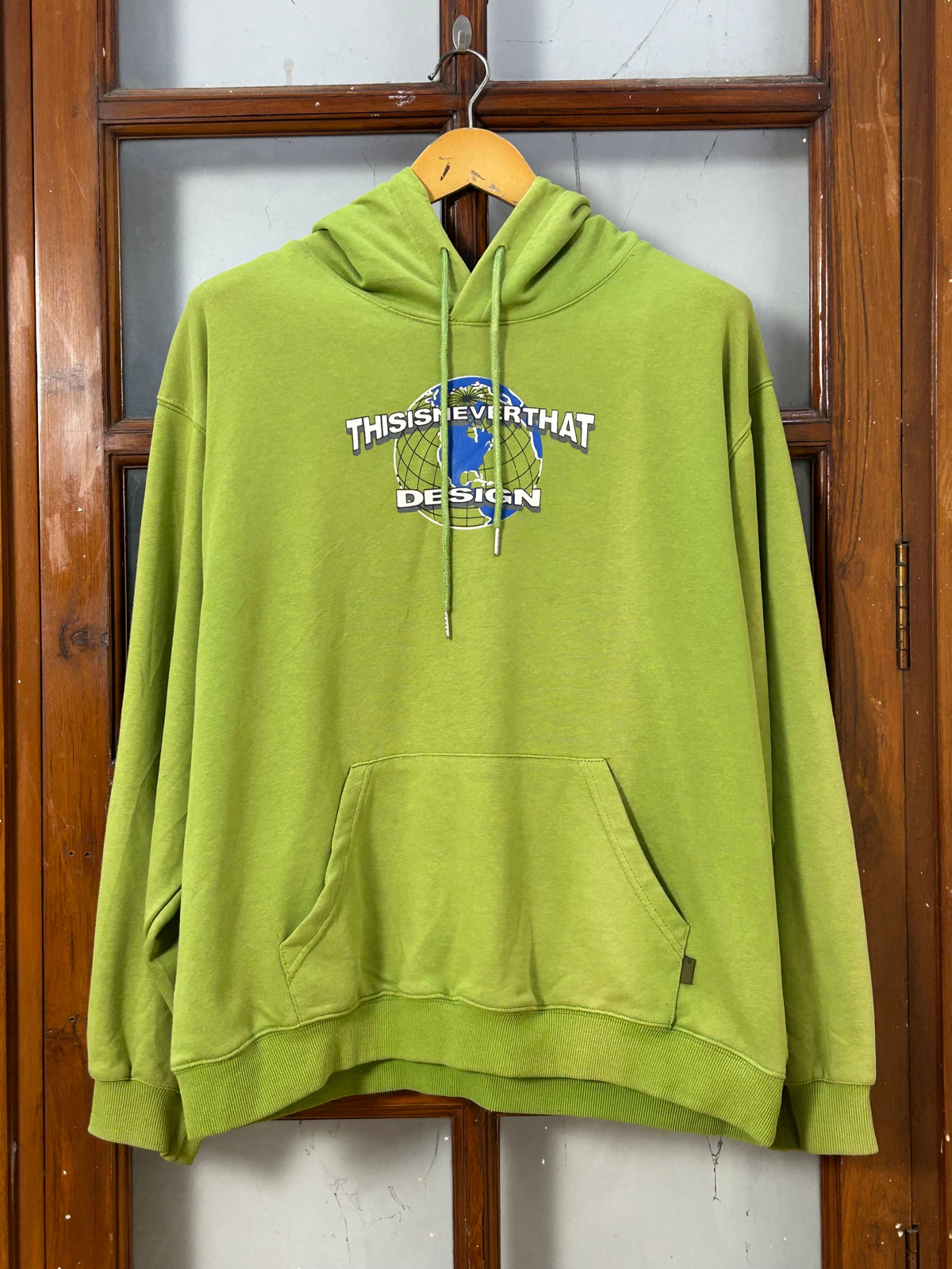 THIS IS NEVER THAT GREEN HOODIE ( F6179 )