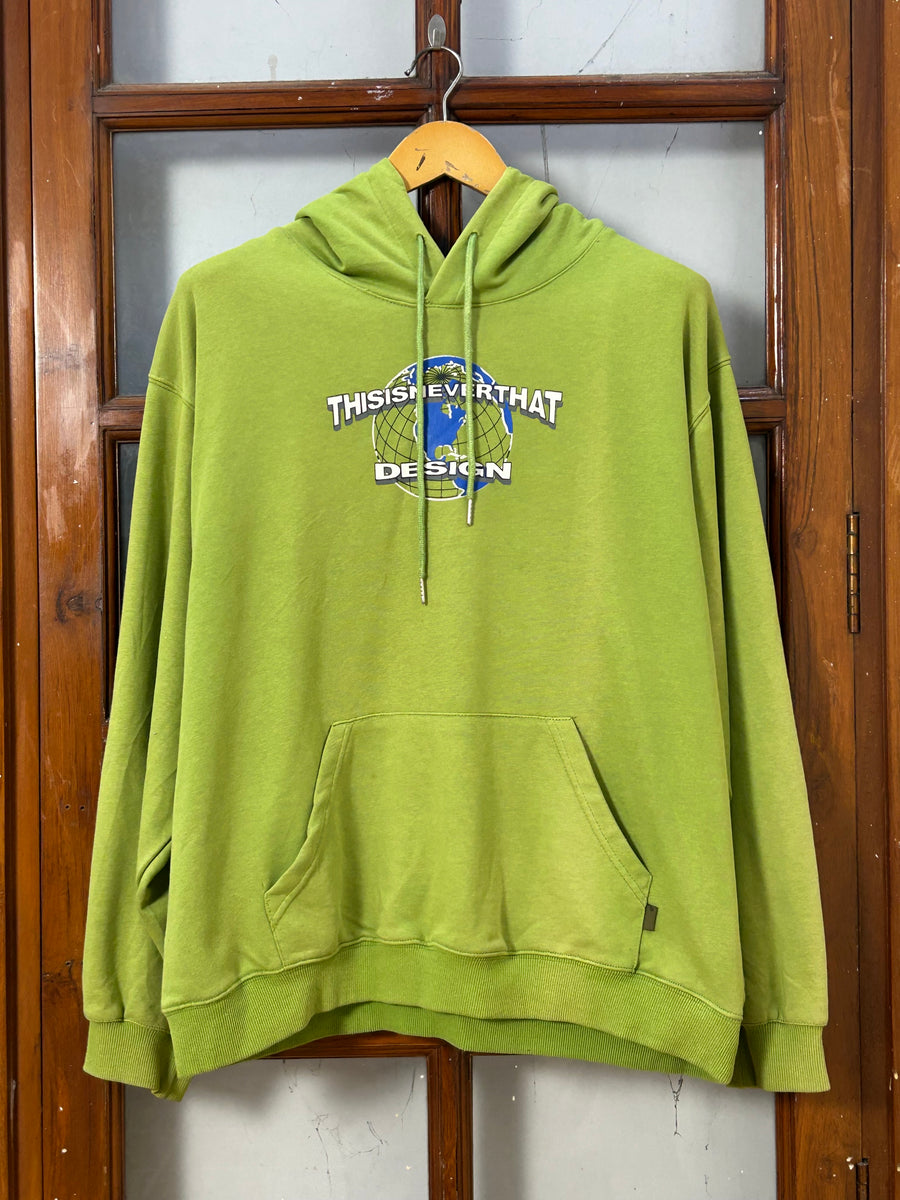 THIS IS NEVER THAT GREEN HOODIE ( F6179 )