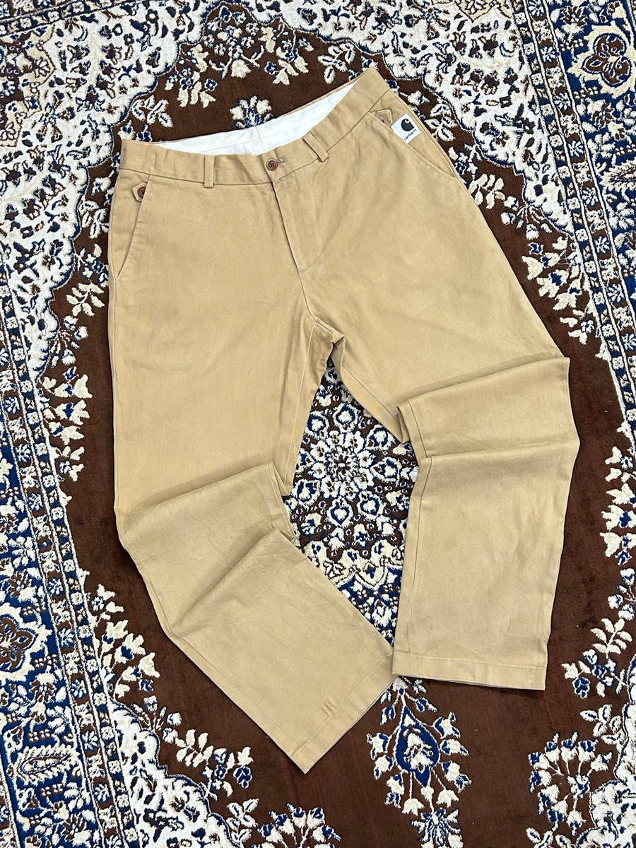 CARHARRT BEIGE STRAIGHT PANT ( F4696 )
