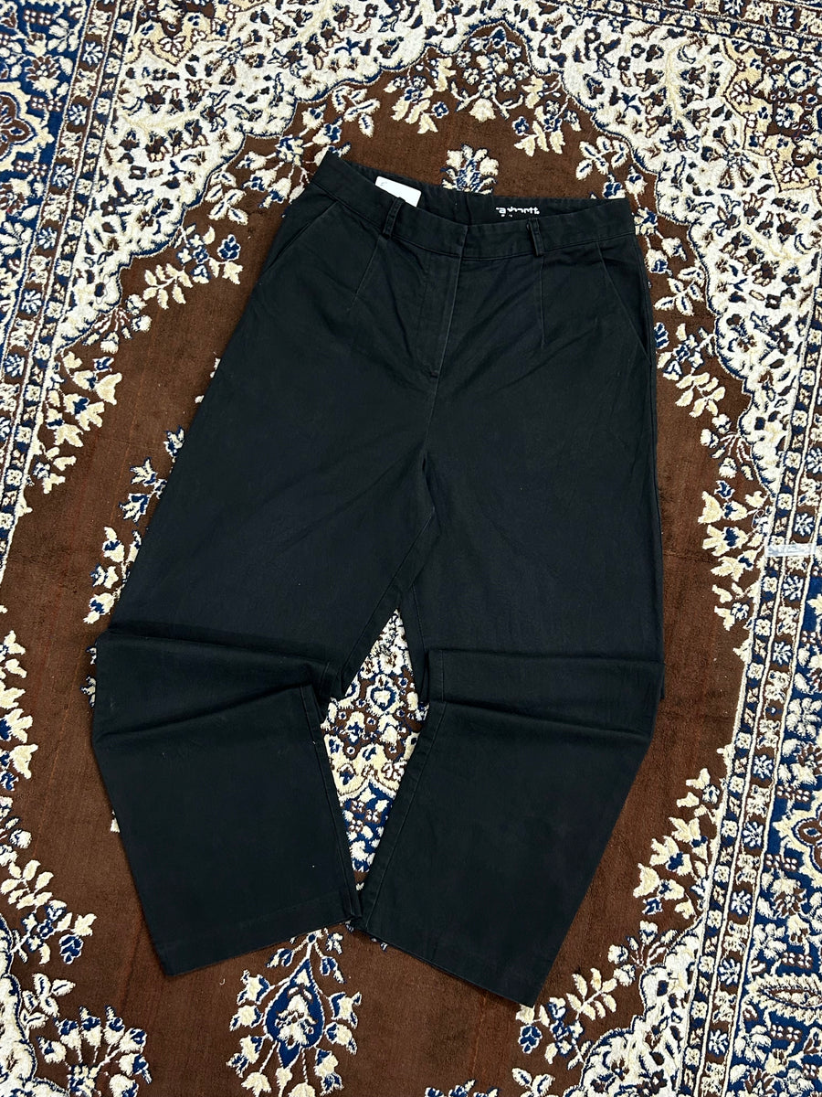 CARHARRT BLACK BAGGY FIT PANT ( F4681 )