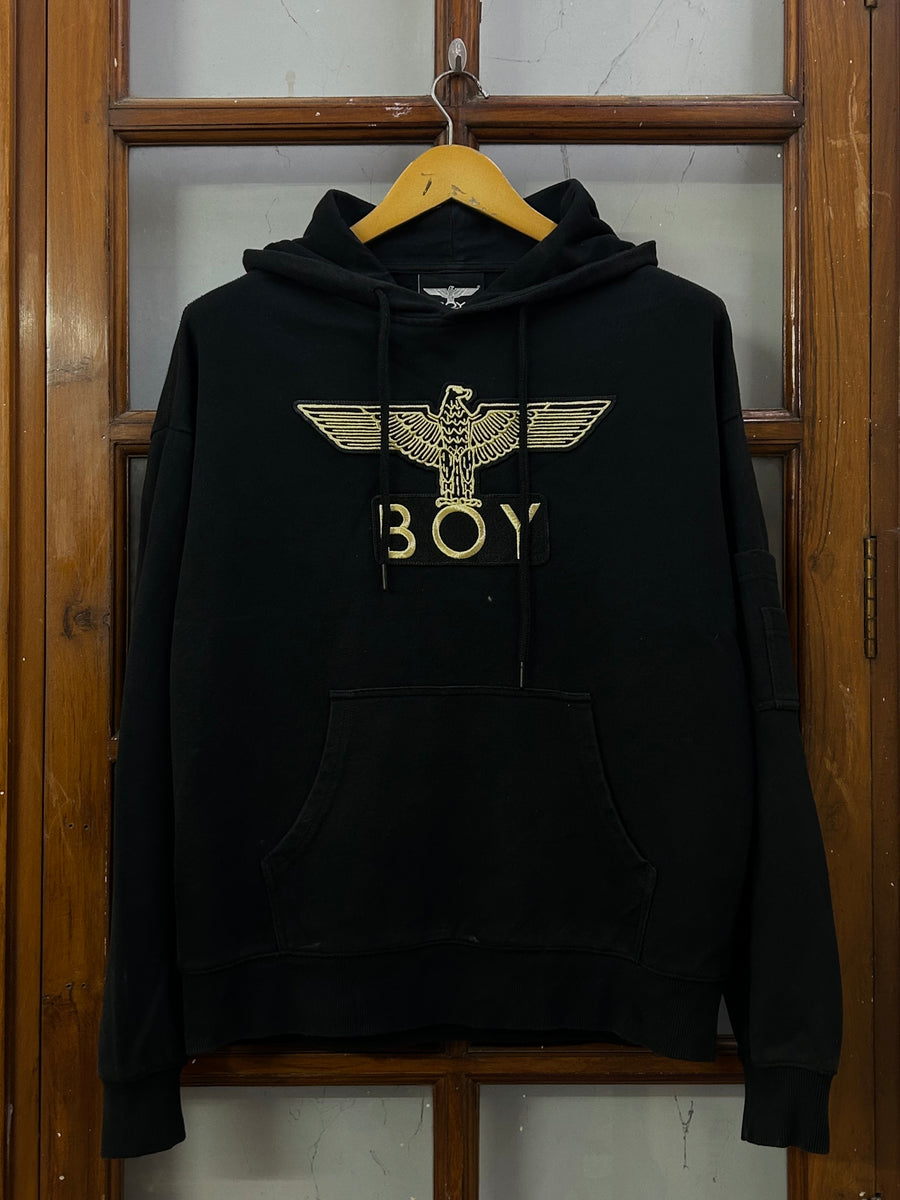 BOY LONDON STREET STYLE BLACK HOODIE ( F4728 )
