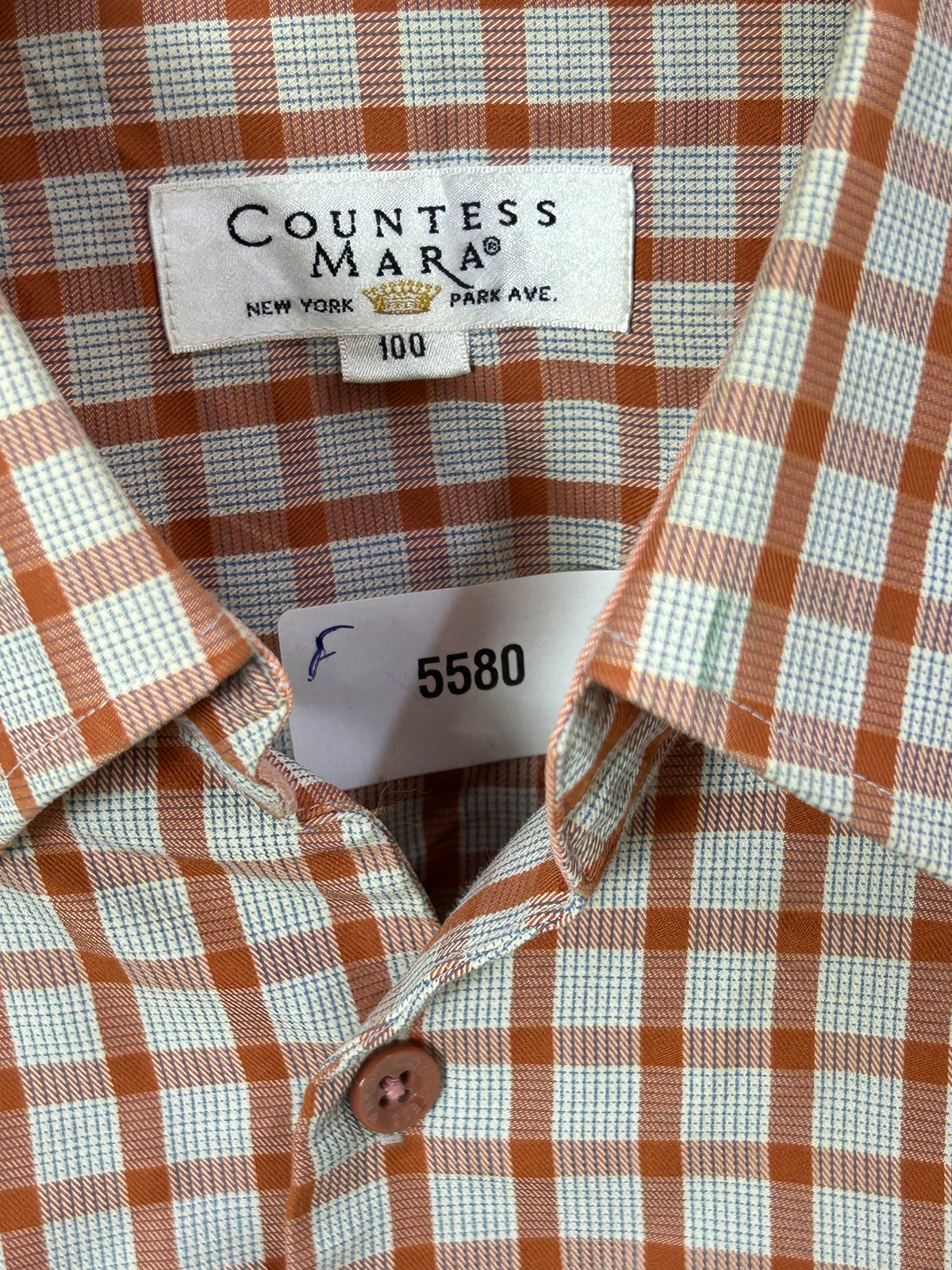 COUNTESS MARA CHECKED SHIRT ( F5580 )