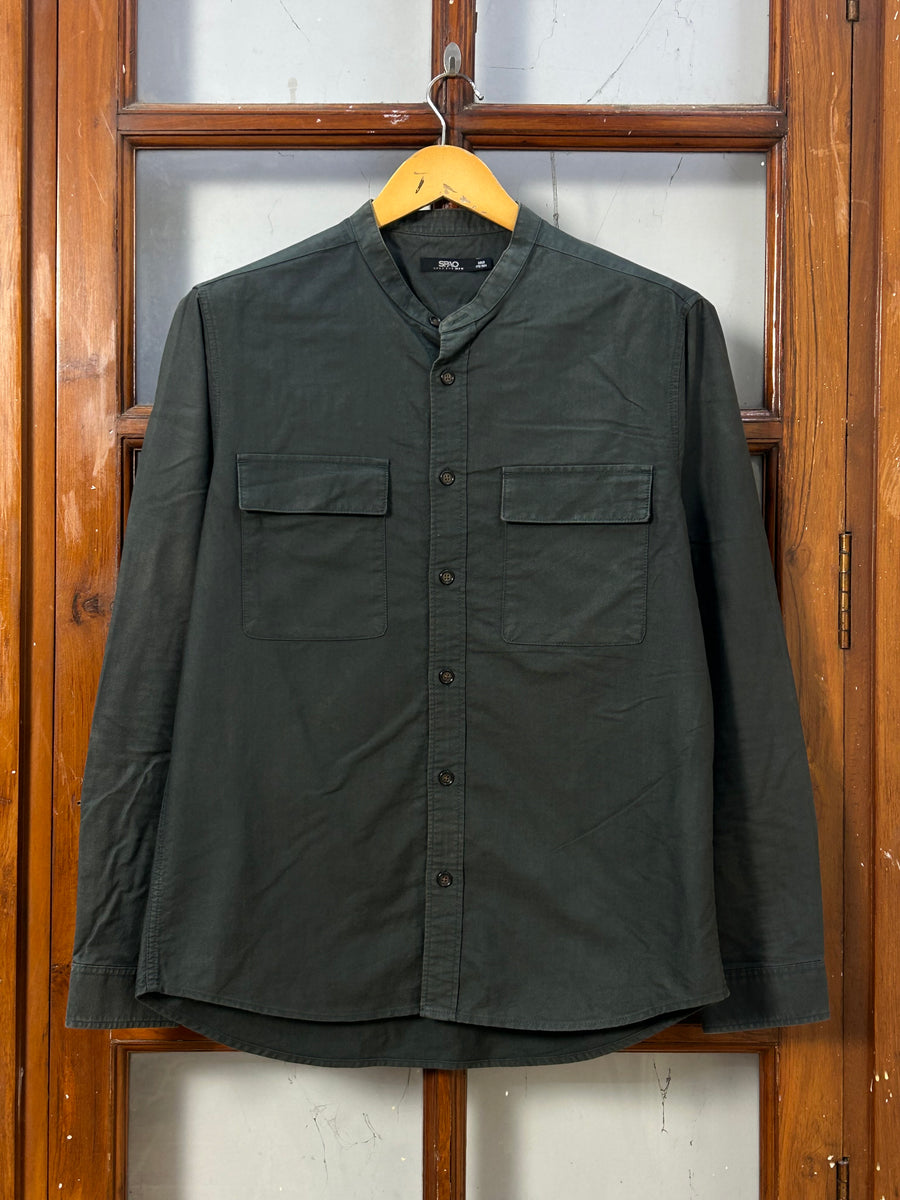 SPAO HEAVY BLACK SHIRT ( F5917 )