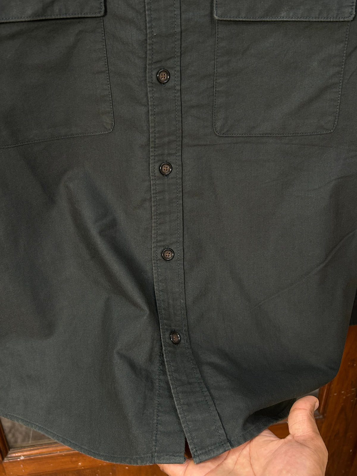 SPAO HEAVY BLACK SHIRT ( F5917 )