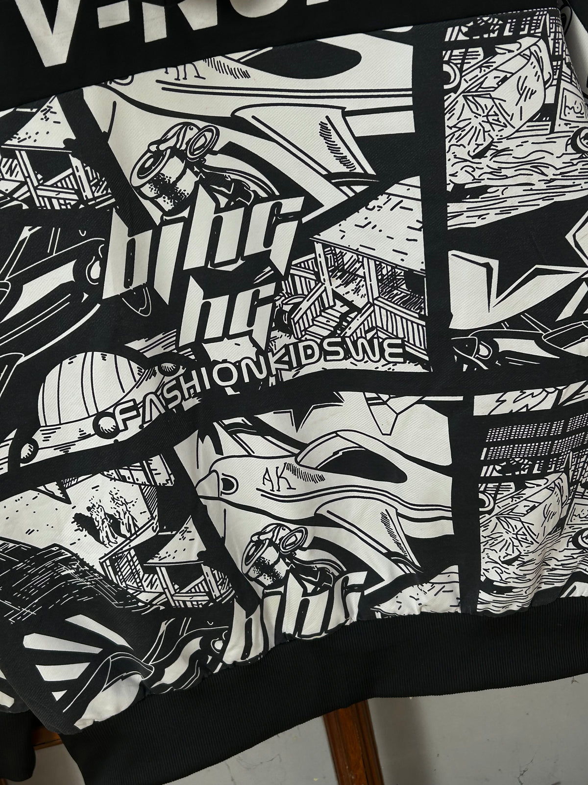 PRINTED ZIPPER ( F6189 )