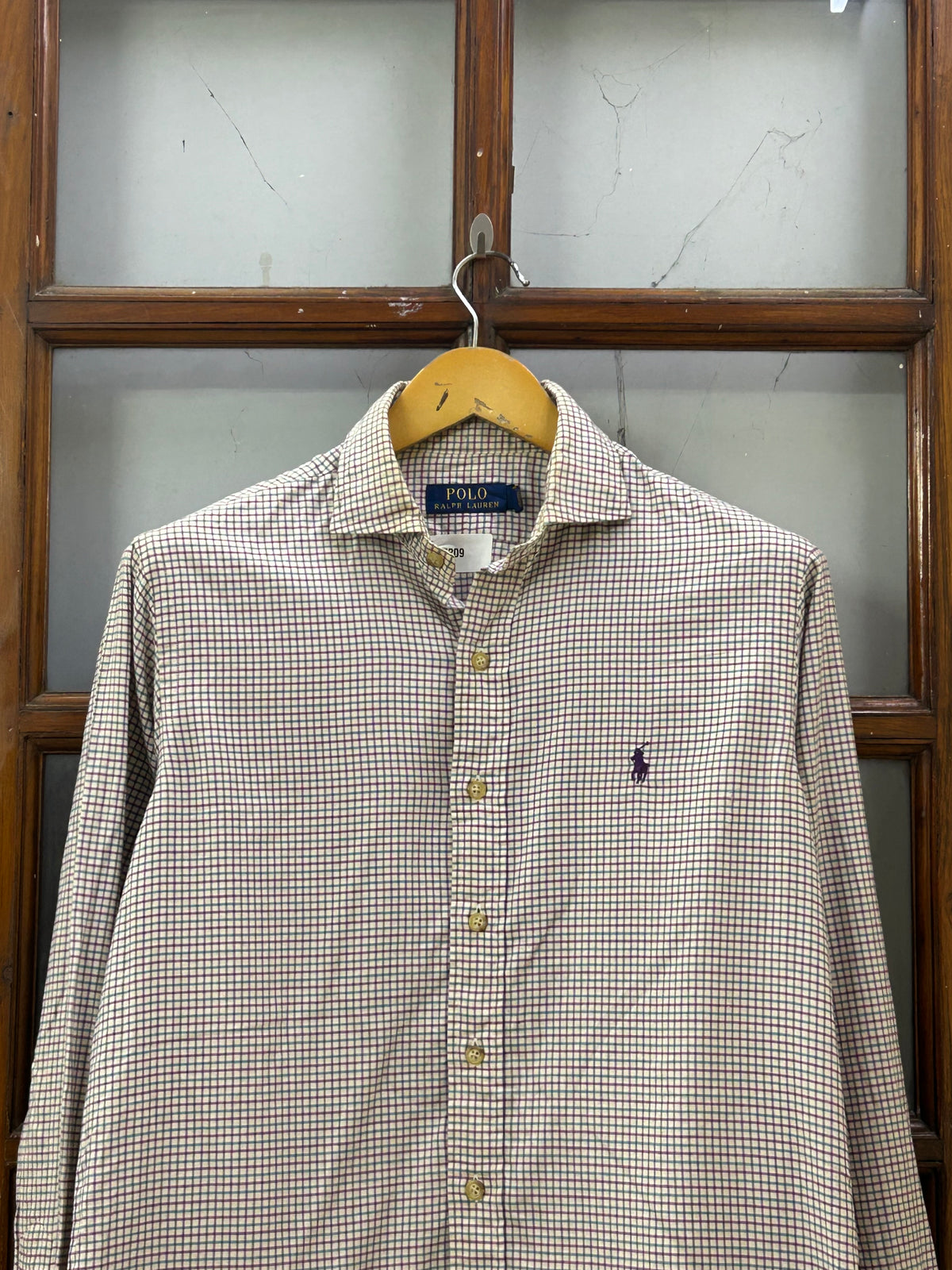 POLO RL MICRO CHECKED SHIRT ( F5209 )