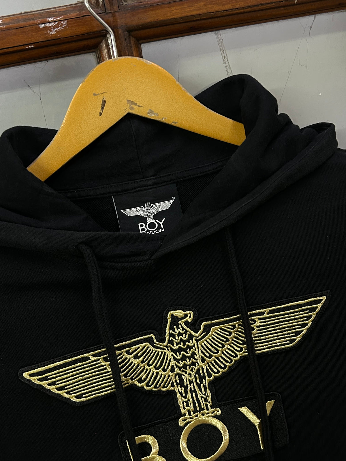 BOY LONDON STREET STYLE BLACK HOODIE ( F4728 )