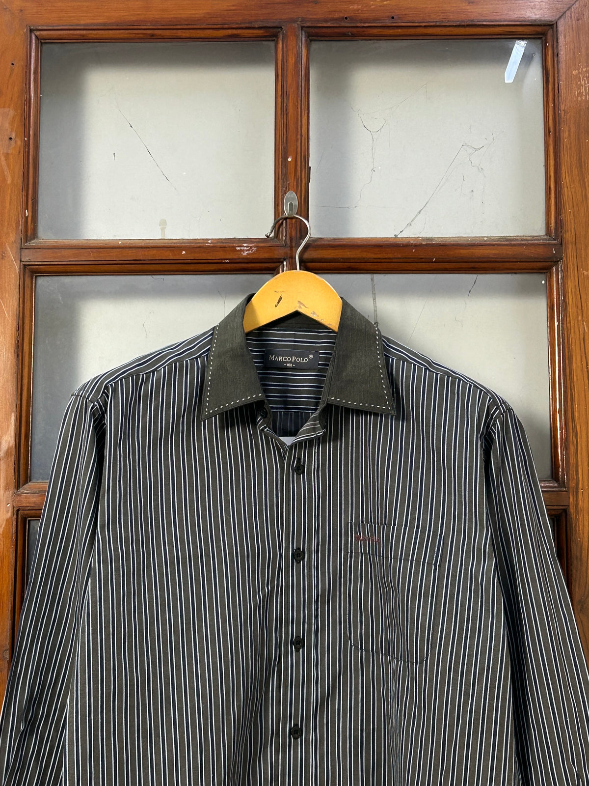 MARCO POLO STRIPED SHIRT ( F5908 )