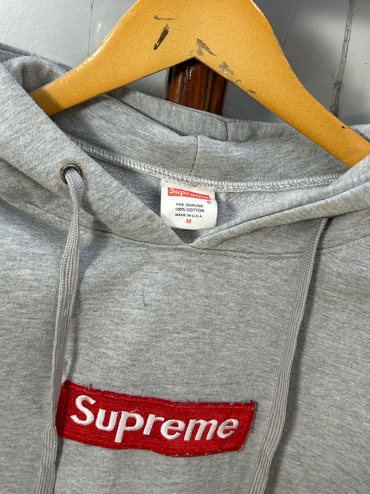 SUPREME GREY HOODIE ( F6188 )