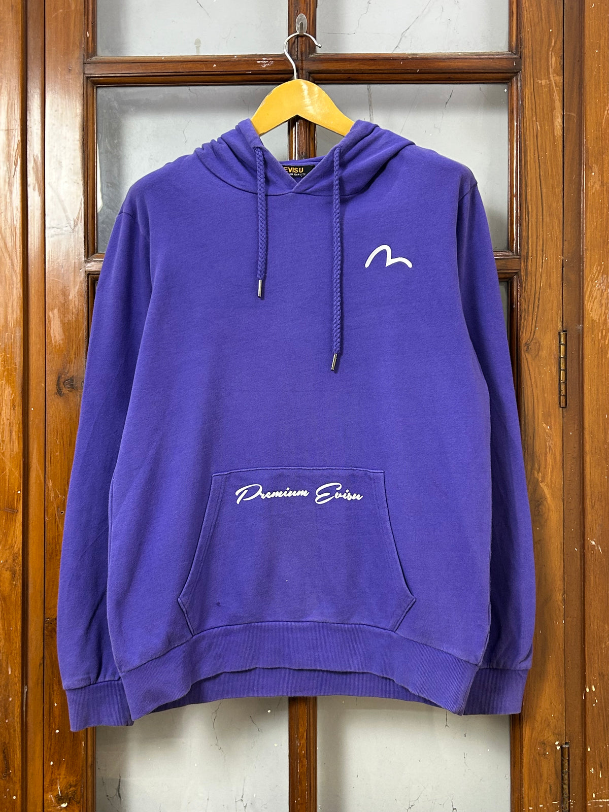EVISU PURPLE HOODIE ( F5336 )