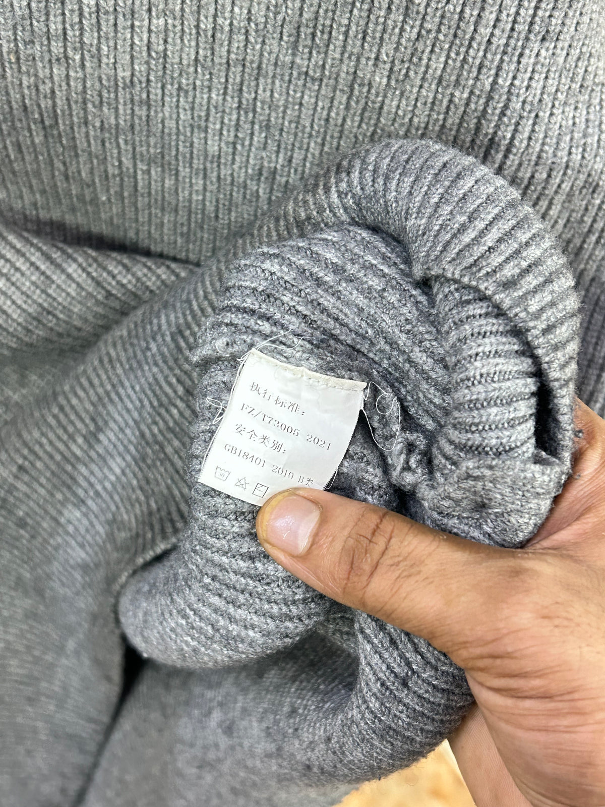 LD SEN FASHION GREY SWEATER ( M5019 )