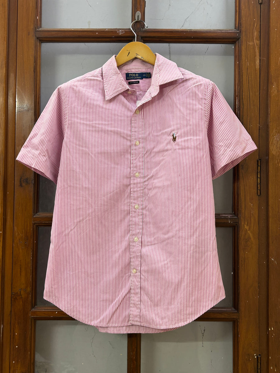 POLO RL PINK STRIPPED SHIRT ( F5190 )
