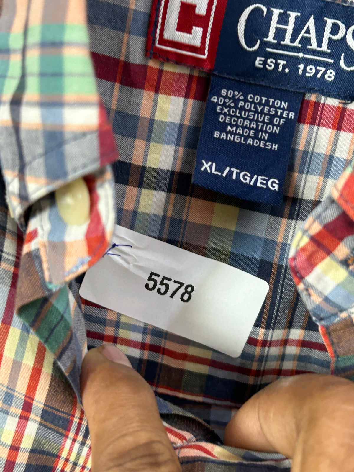CHAPS MULTICOLOUR SHIRT ( F5578 )