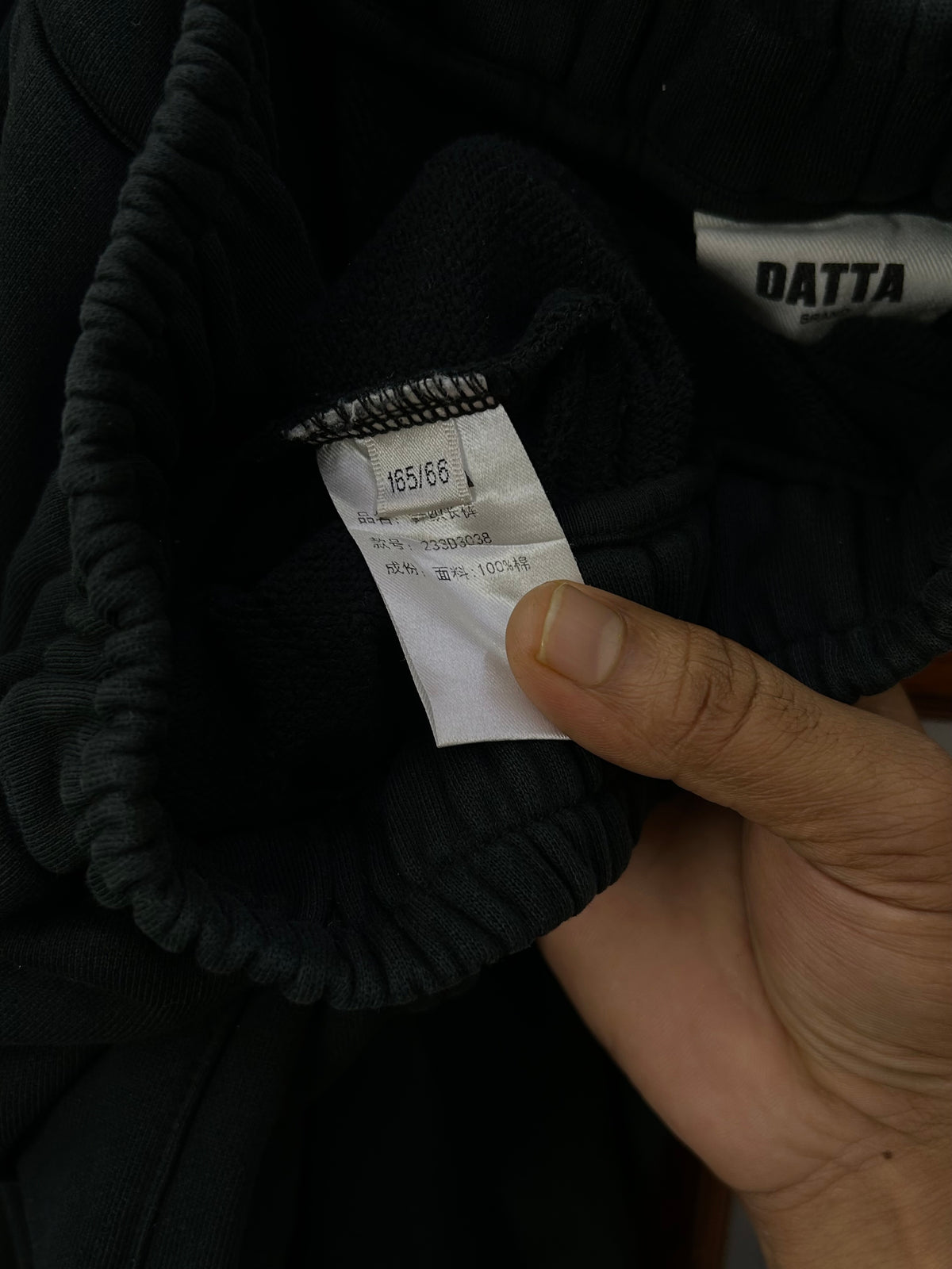 DATTA BLACK TROUSER ( D6856 )