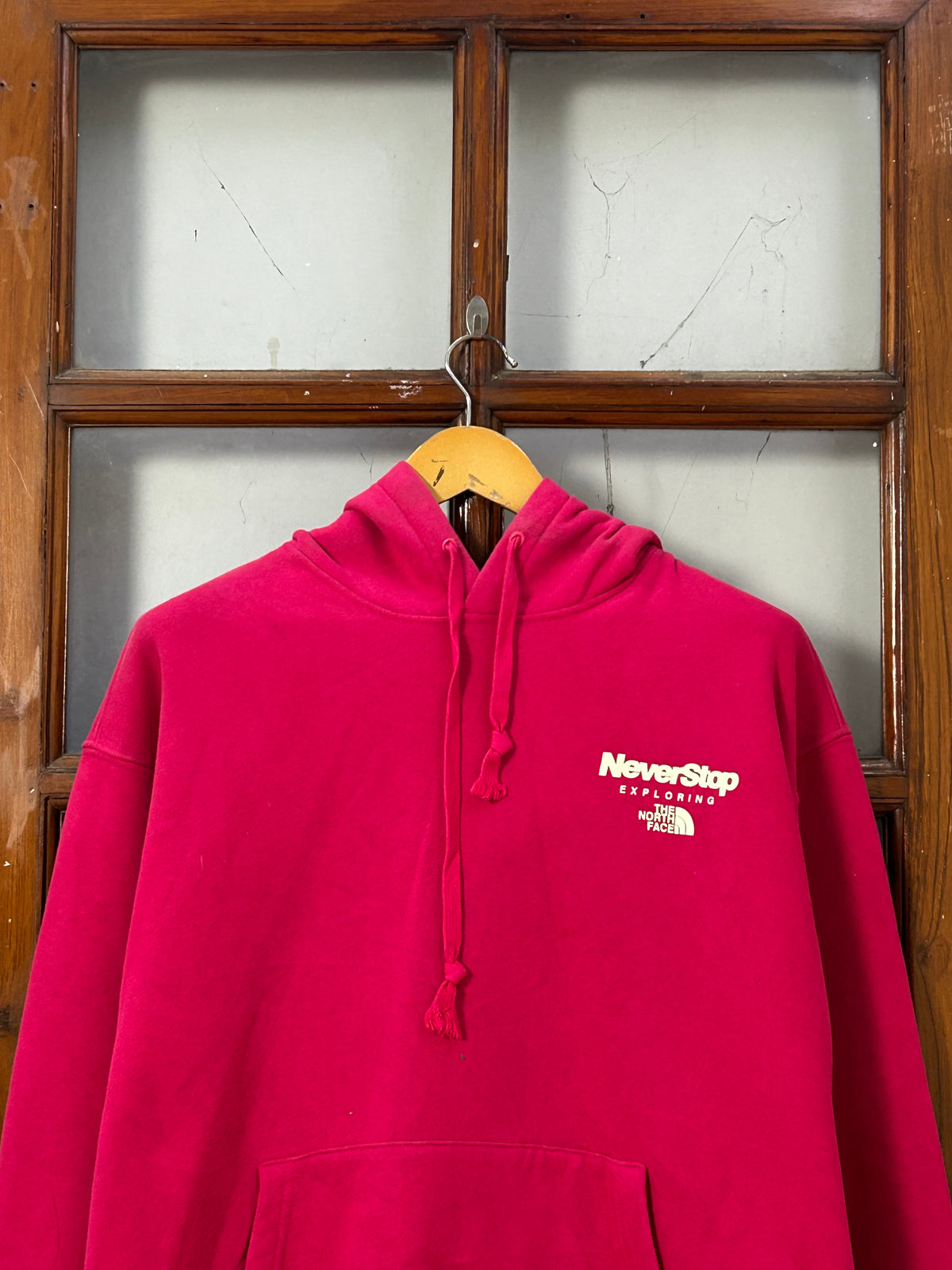 THE NORTH FACE PINK HOODIE ( F6177 )