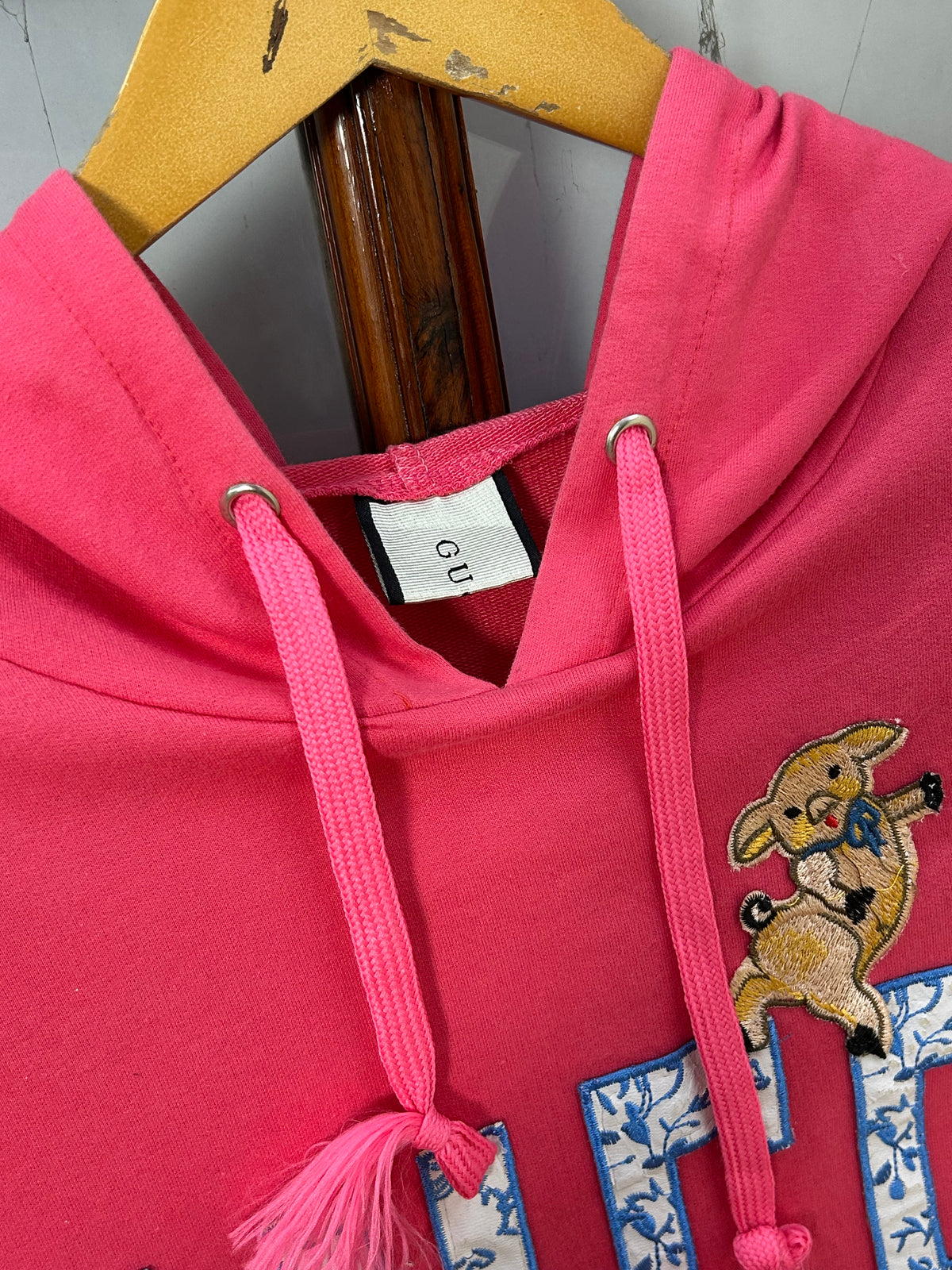 GUCCI PINK HOODIE ( F6180 )