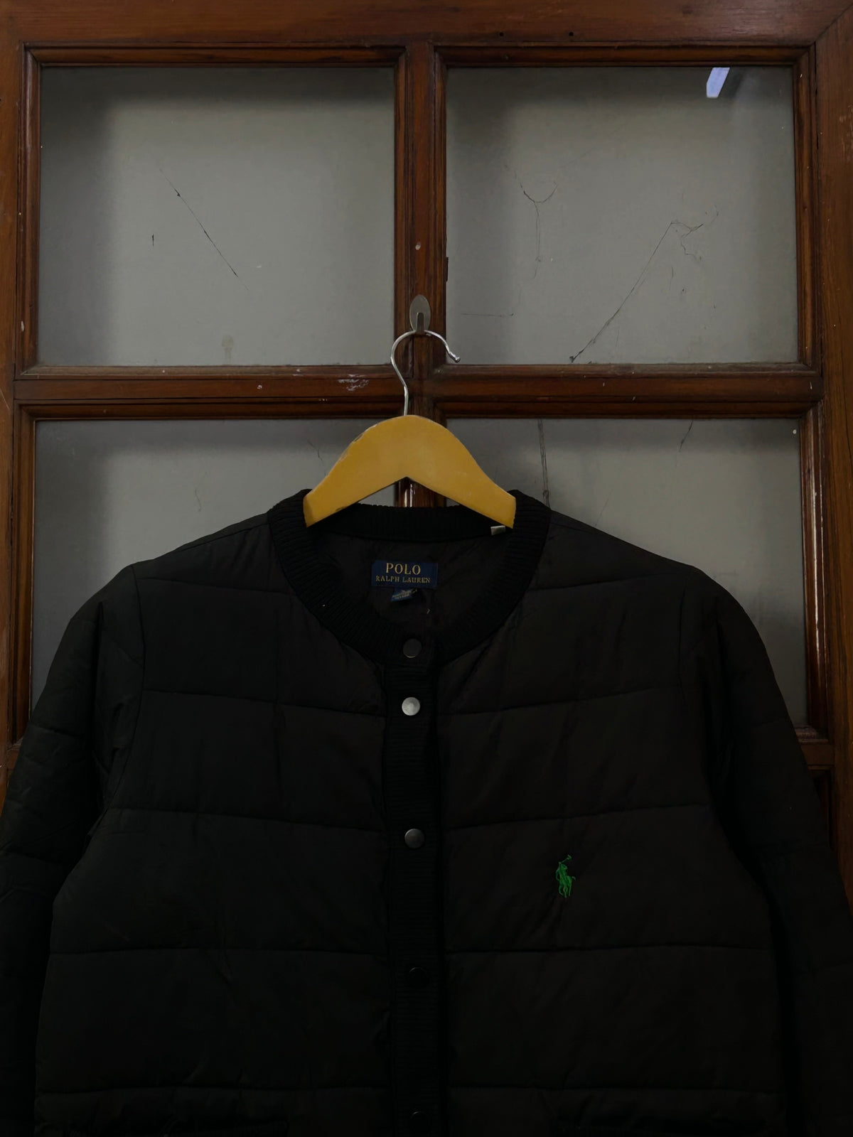 POLO RL BLACK PUFFER JACKET ( D6863 )
