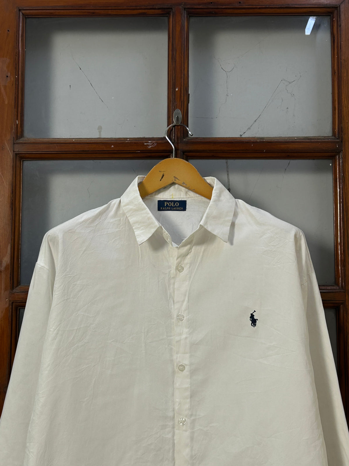 POLO RL CREAM SHIRT ( F5927 )