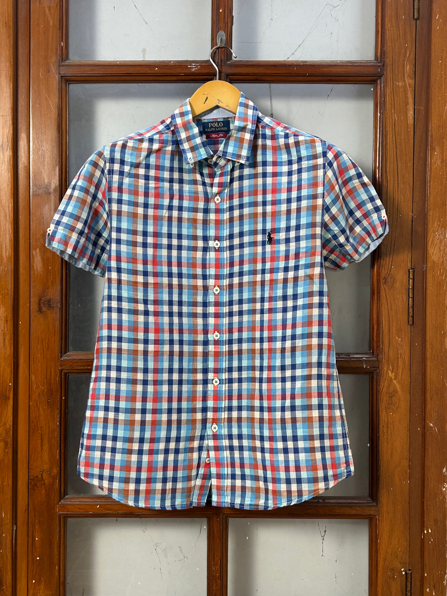 POLO RL MULTI COLOUR CHECKED SHIRT ( F5912 )