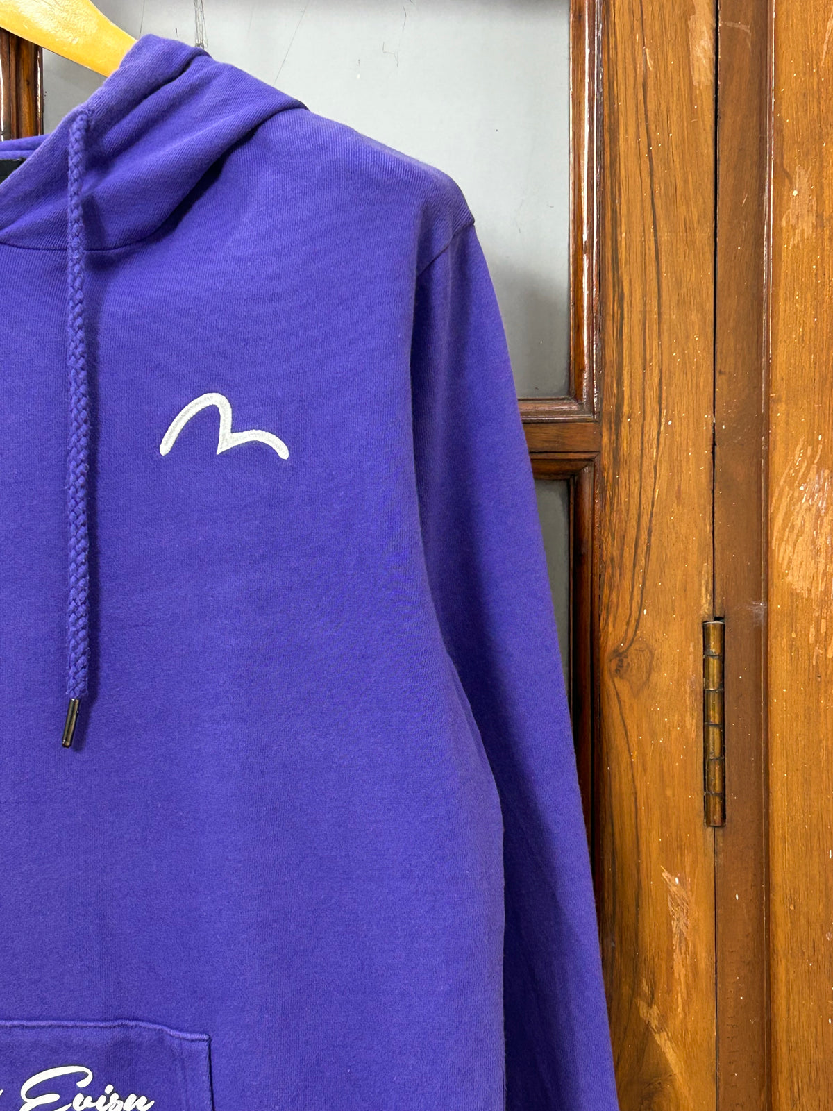 EVISU PURPLE HOODIE ( F5336 )