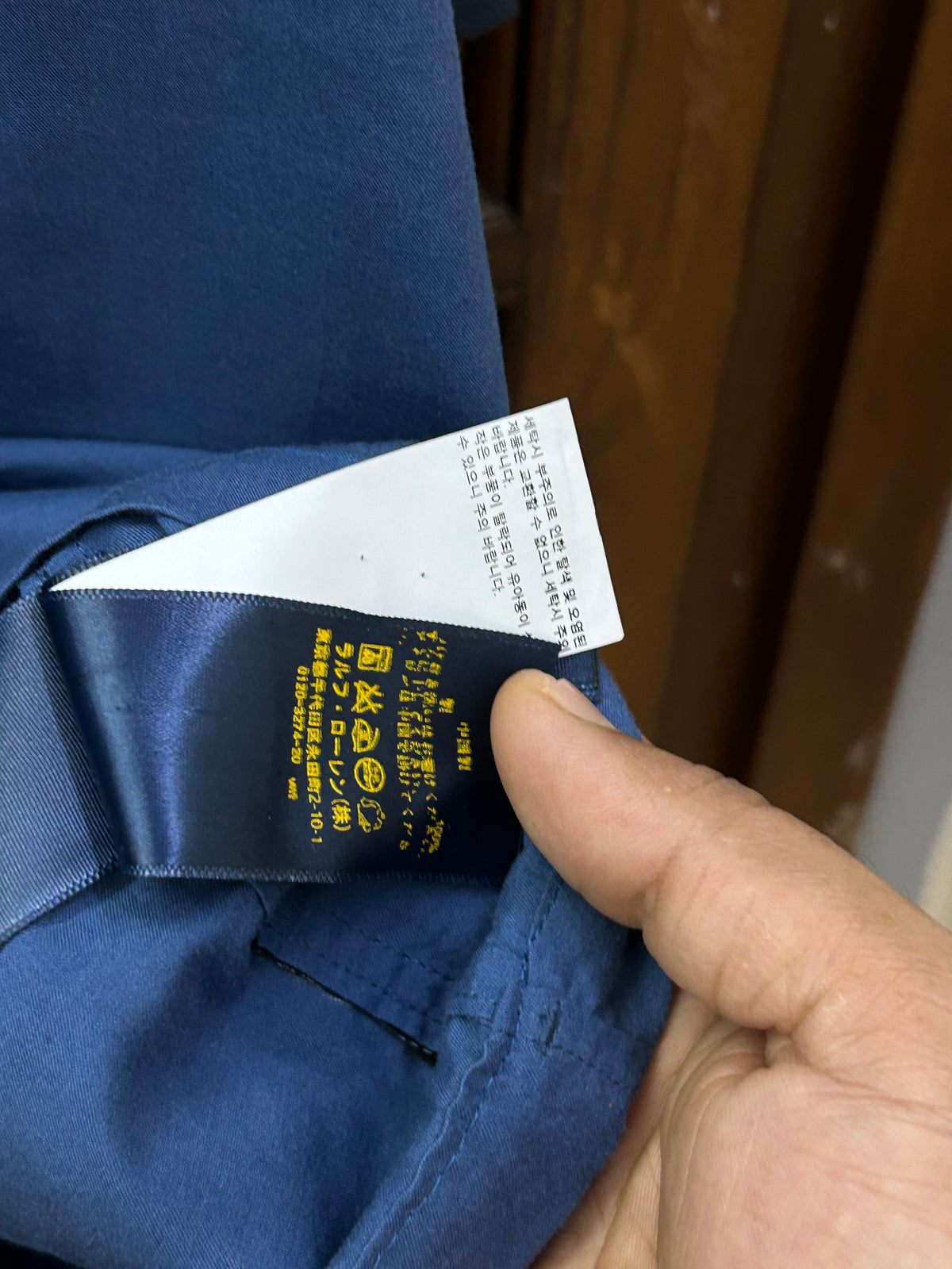 POLO RL NAVY BLUE HALF SLEEVE SHIRT ( F5187 )