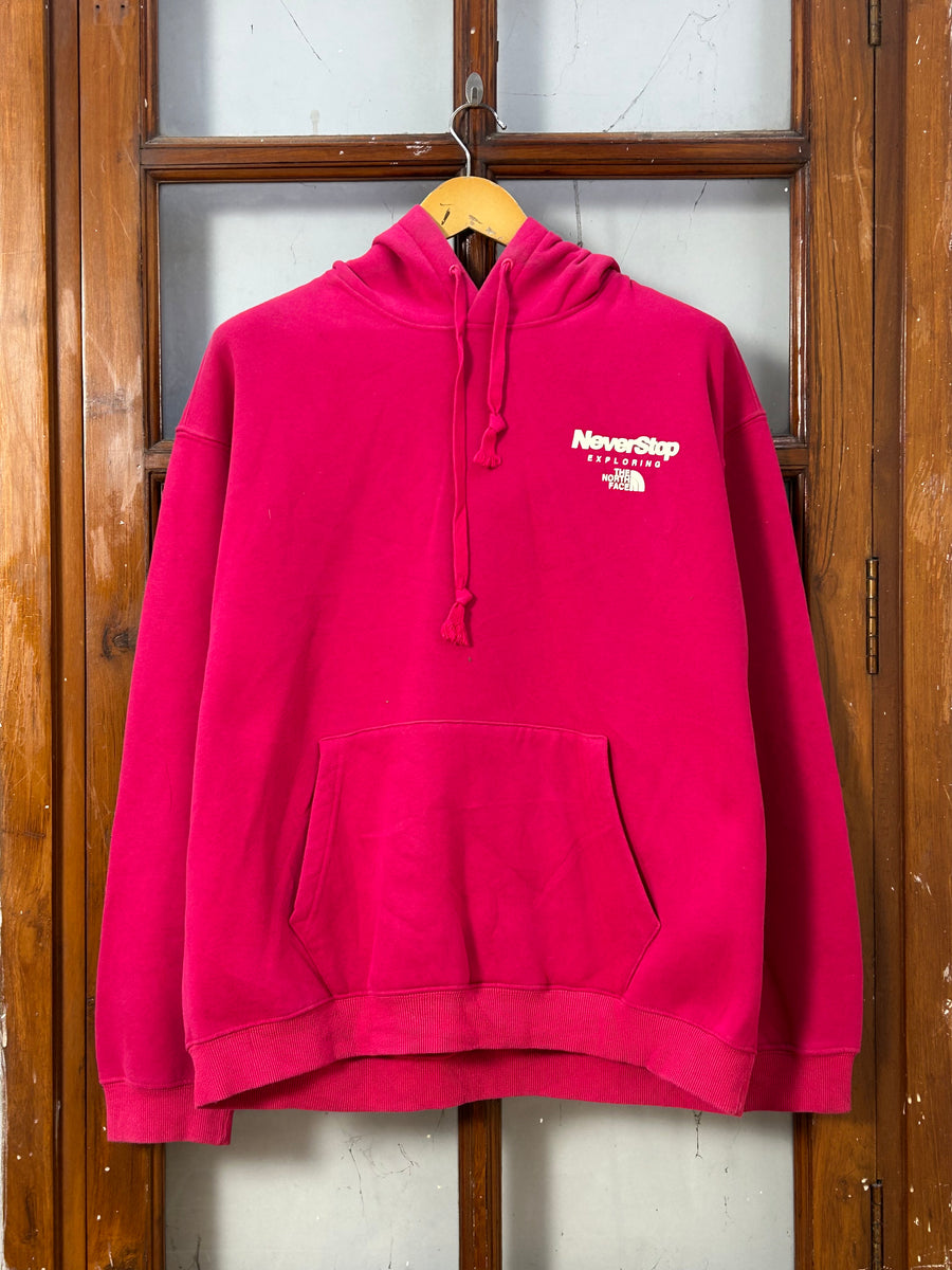 THE NORTH FACE PINK HOODIE ( F6177 )