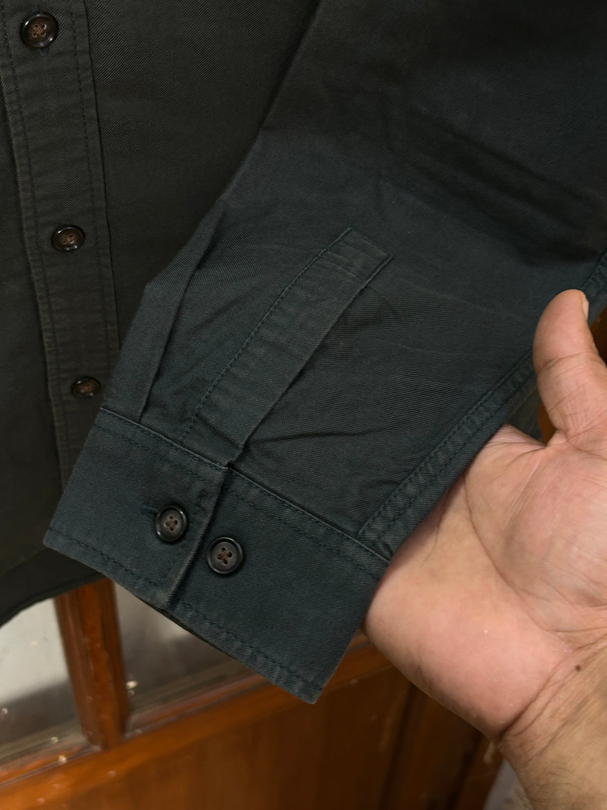 SPAO HEAVY BLACK SHIRT ( F5917 )