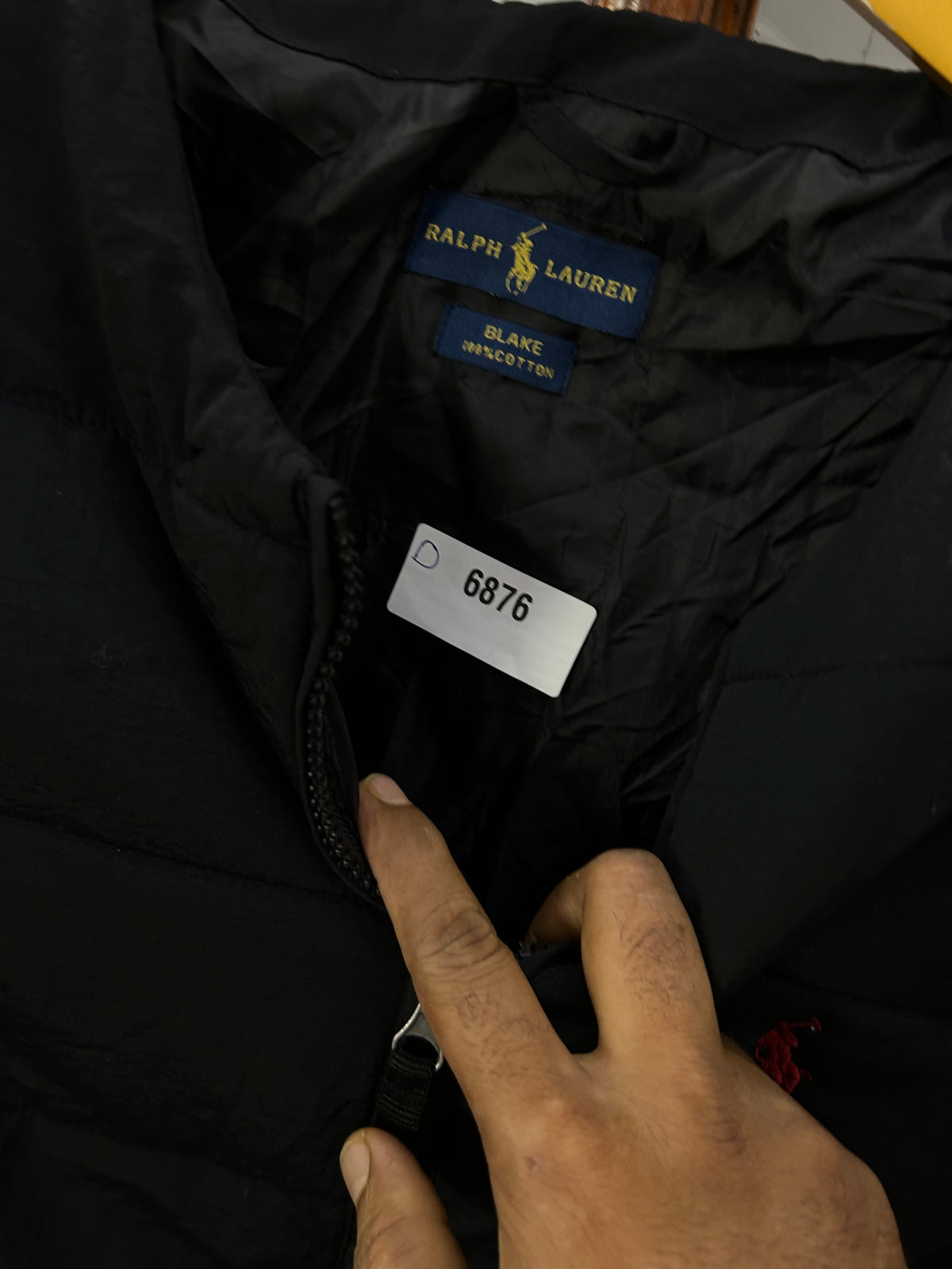 POLO RL BLACK PUFFER ( D6876 )