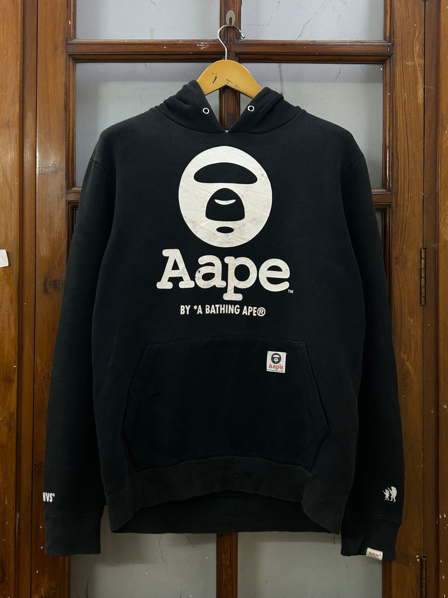 AAPE BLACK HOODIE ( F4835 )