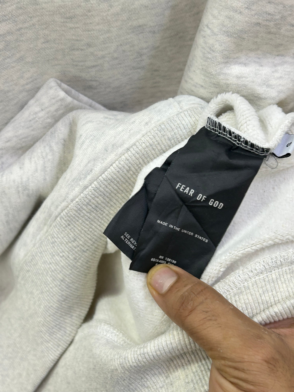 FEAR OF GOD BOXY FIT HOODIE ( F4982 )