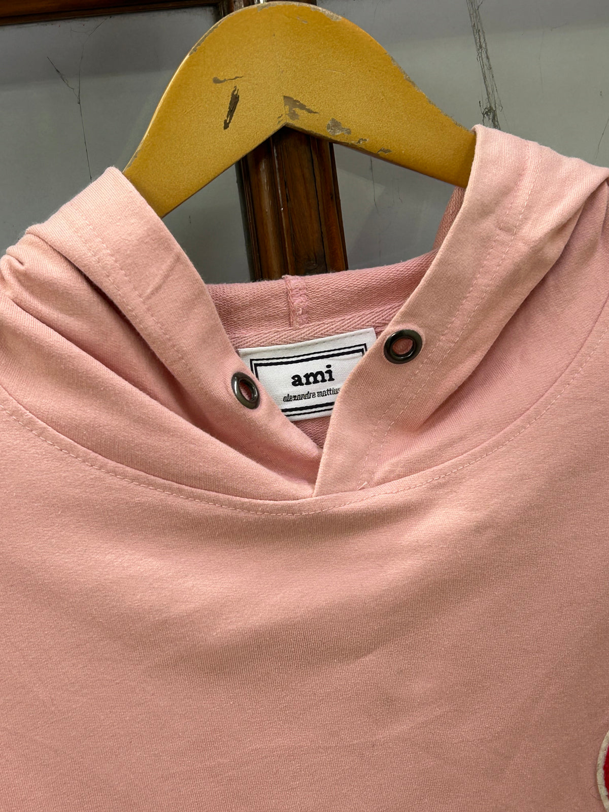 AMI PINK HOODIE ( F4840 )