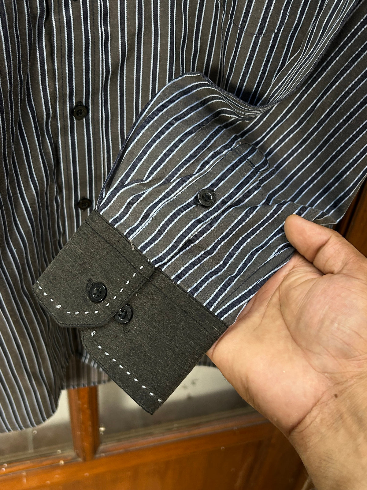 MARCO POLO STRIPED SHIRT ( F5908 )