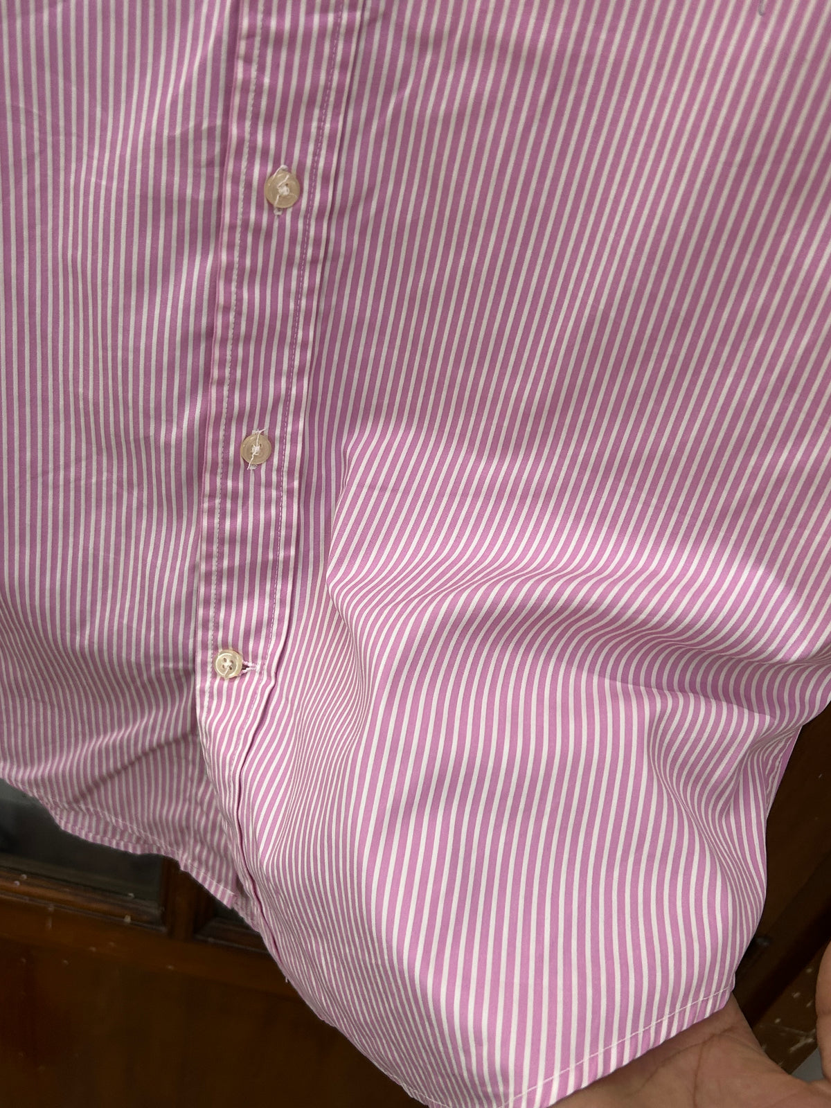 POLO RL PINK STRIPPED SHIRT ( F5190 )