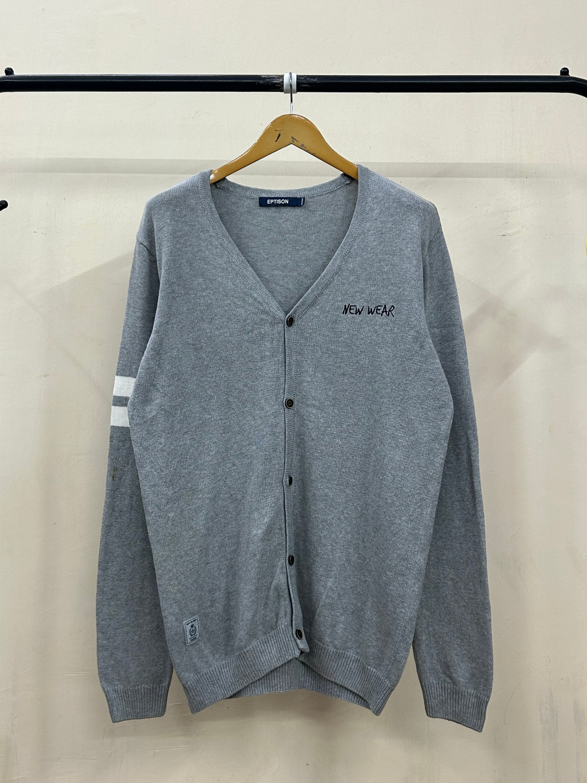 EPTISON GREY CARDIGAN ( M5010 )