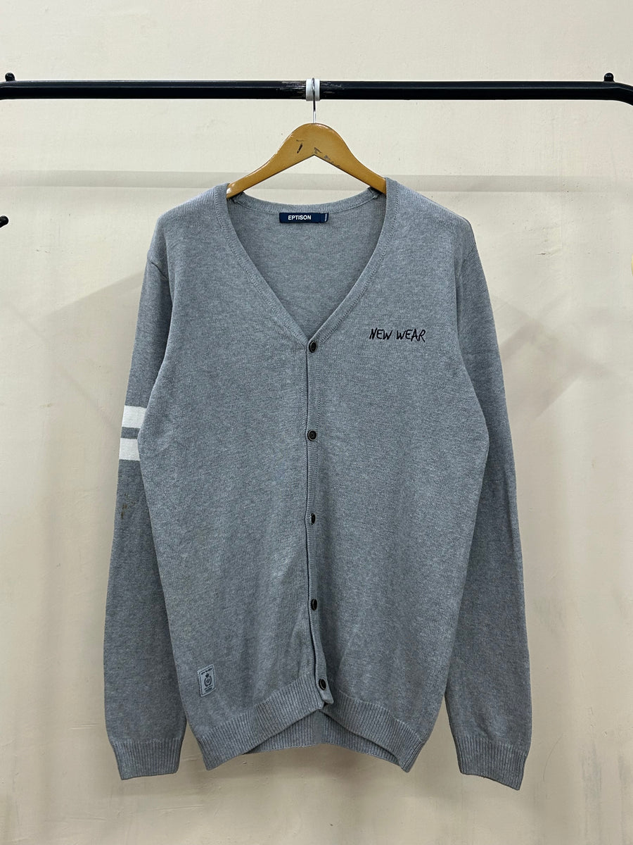 EPTISON GREY CARDIGAN ( M5010 )