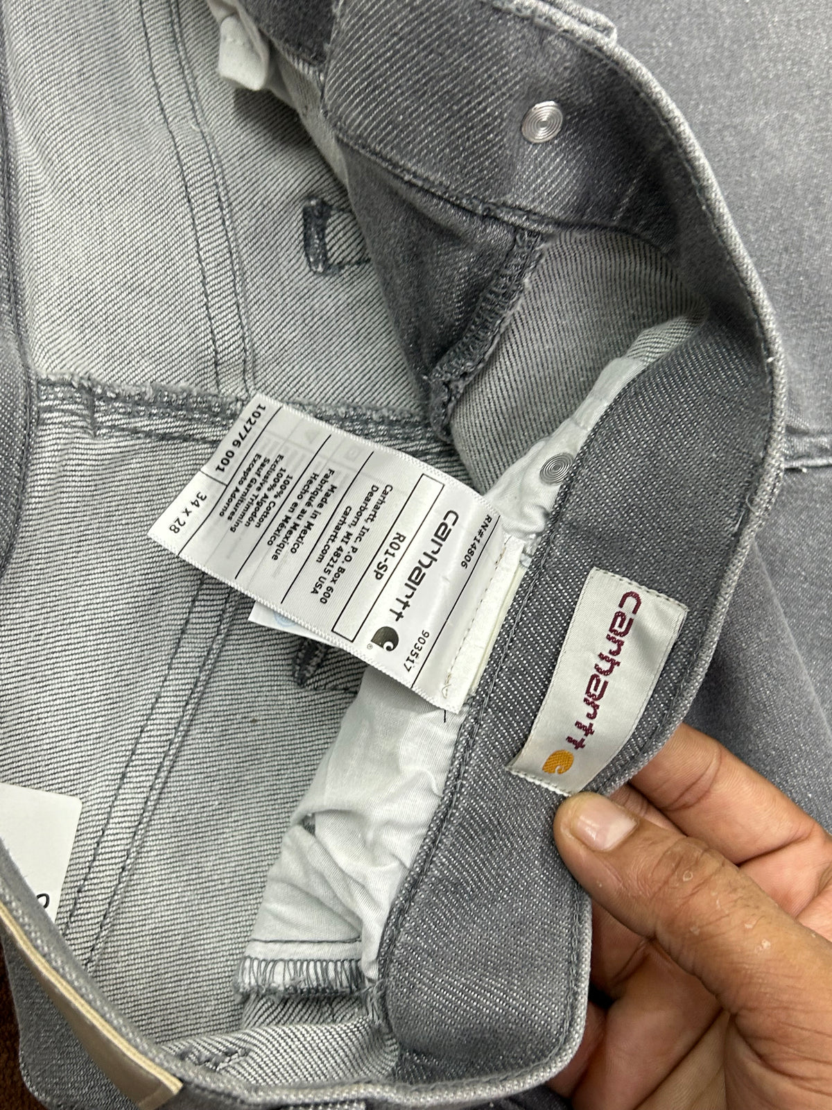 CARHARRT GREY JEANS ( F4690 )