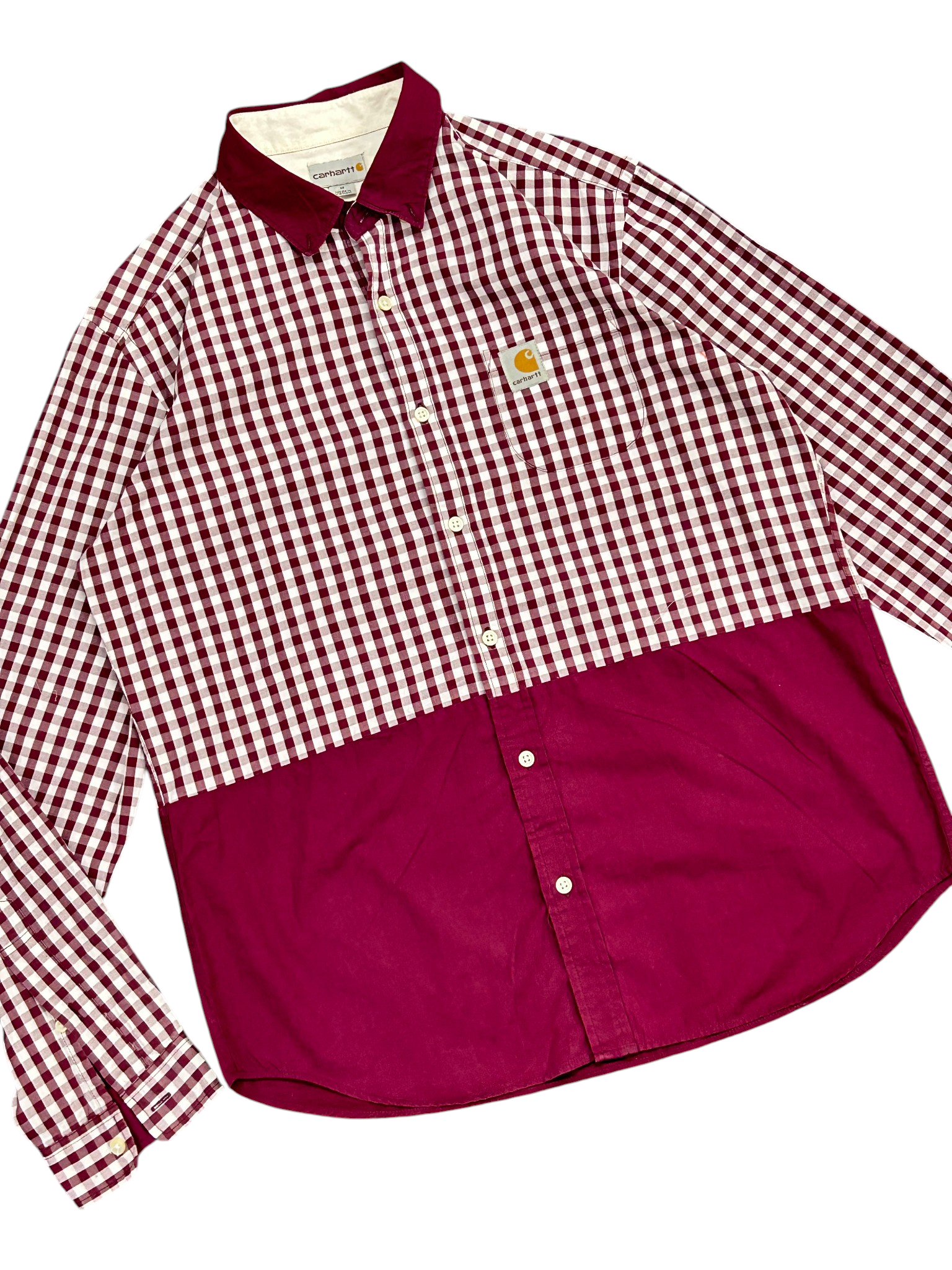 D4439 CARHARRT POPLIN CHECKED SHIRT