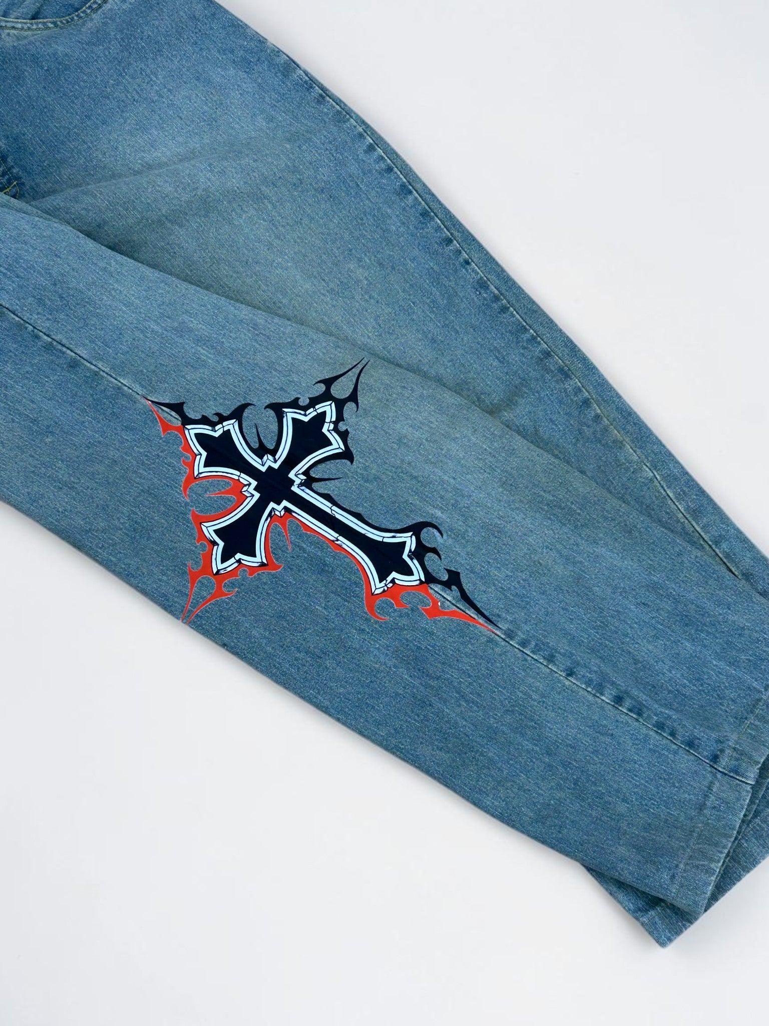 Printed Jeans